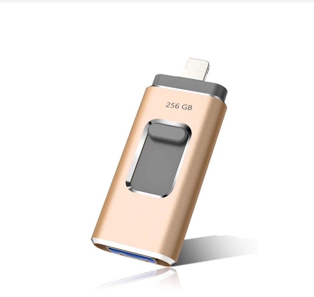Jonephe 256GB USB Flash Drive for iPhone iOS/Android USB 3.0 Memory Stick 3 i...