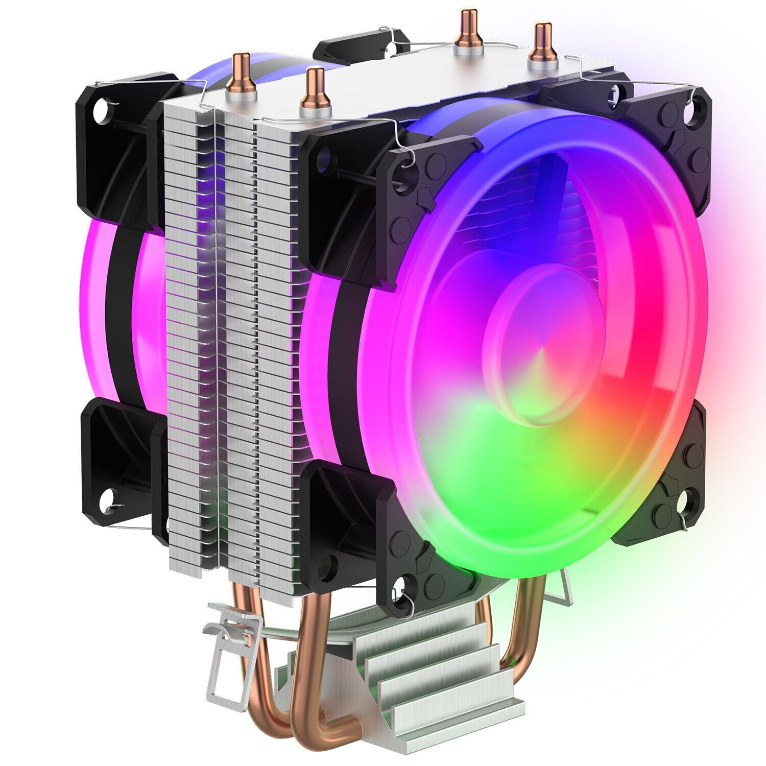 CPU Cooler RGB PC Fans Heatsink for Intel LGA 775/1150/1151/1155/1156/1200/1700
