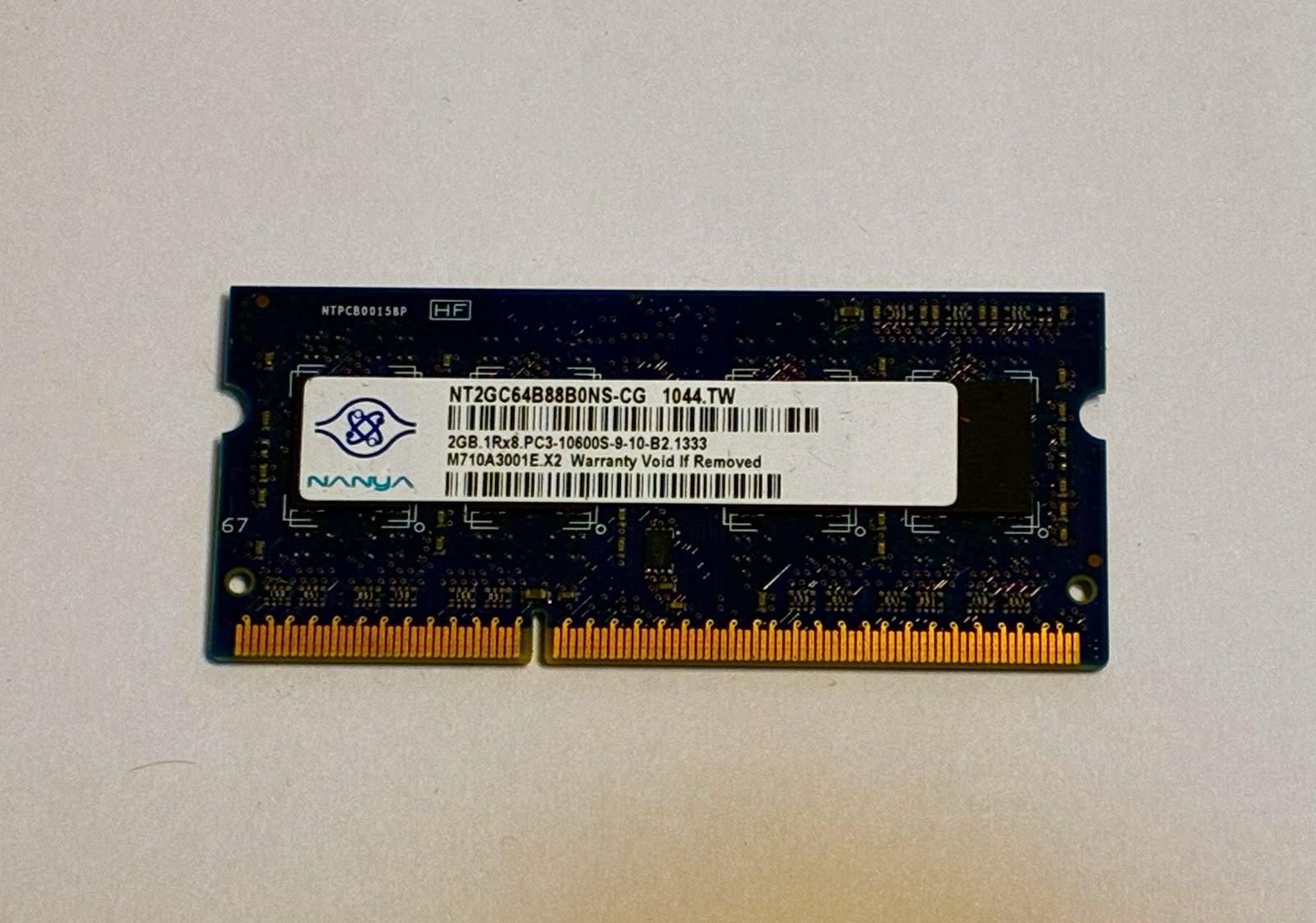 Nanya 2GB DDR3 SO-DIMM PC3-1333Mhz 204-Pin Non-ECC Laptop Ram Nanya 2GB DDR3 SO-DIMM PC3-1333Mhz 204-Pin Non-ECC Laptop Ram