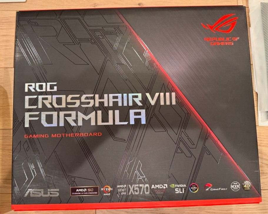 ASUS Rog x570 Crosshair VIII Formula, Socket Am4, AMD Motherboard