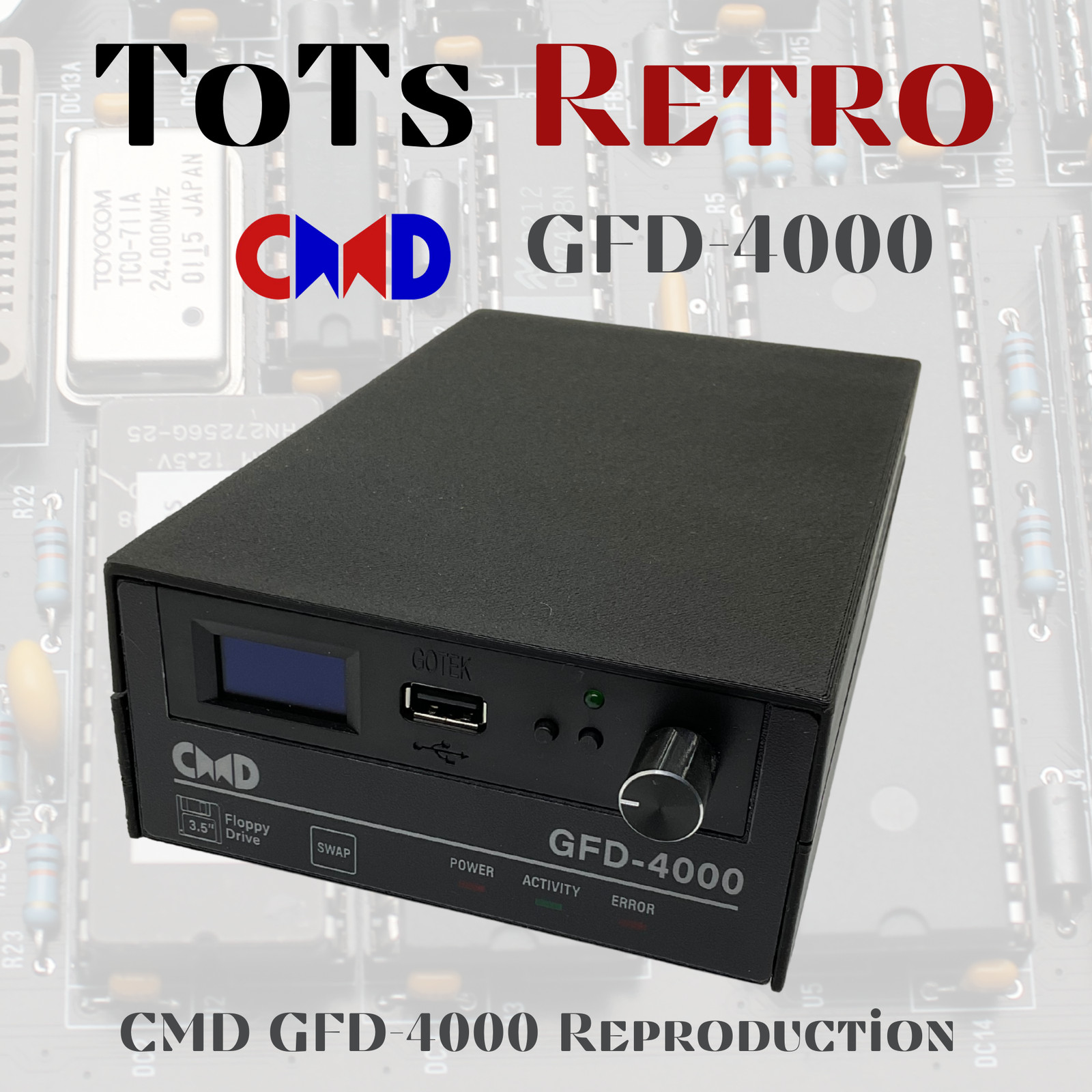 CMD Reproduction GFD-4000 Disk Drive For Commodore c64 c128 CMD Reproduction GFD-4000 Disk Drive For Commodore c64 c128