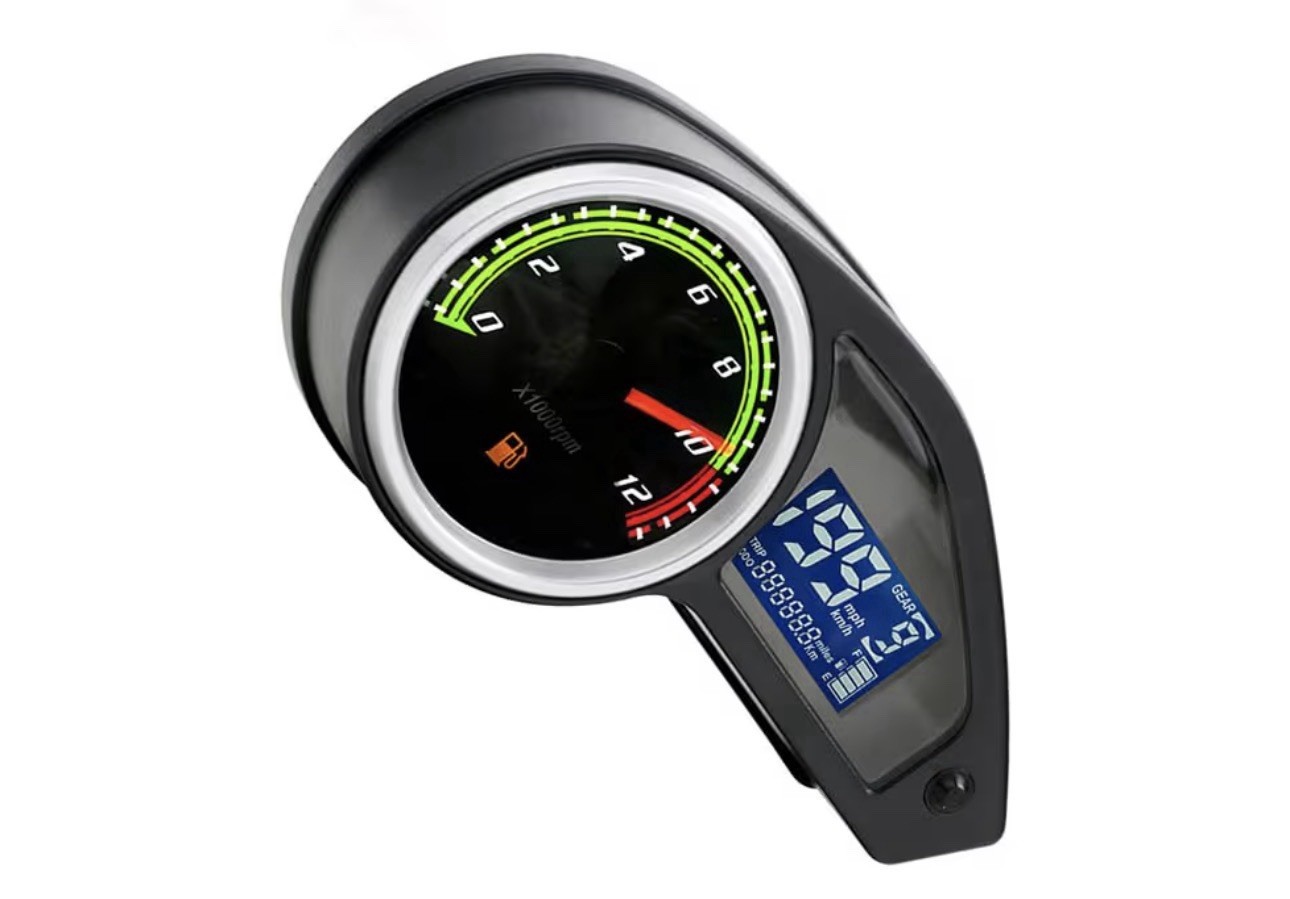 Waterproof Digital Speedometer Tachometer Fuel Gauge Odometer for Motorcycles Waterproof Digital Speedometer Tachometer Fuel Gauge Odometer for Motorcycles