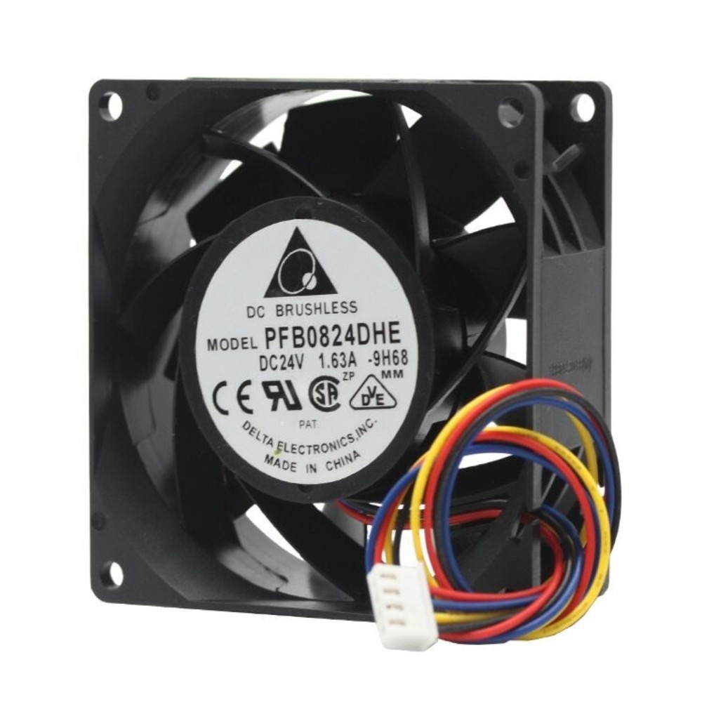 Delta PFB0824DHE DC 24V 1.63A 8cm MODEL 80x80x38mm 4-pin PWM Cooling Fan