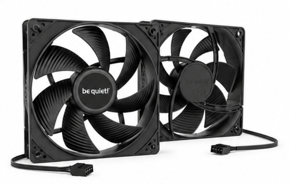 Be Quiet(Two Pack) Pure Wings 3, 120mm PWM Case Fan High Performance Cooling Fan Be Quiet(Two Pack) Pure Wings 3, 120mm PWM Case Fan High Performance Cooling Fan