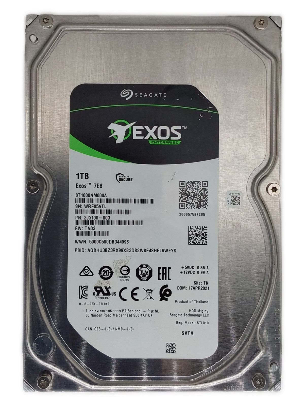 Seagate Exos ST1000NM000A 1TB 3.5