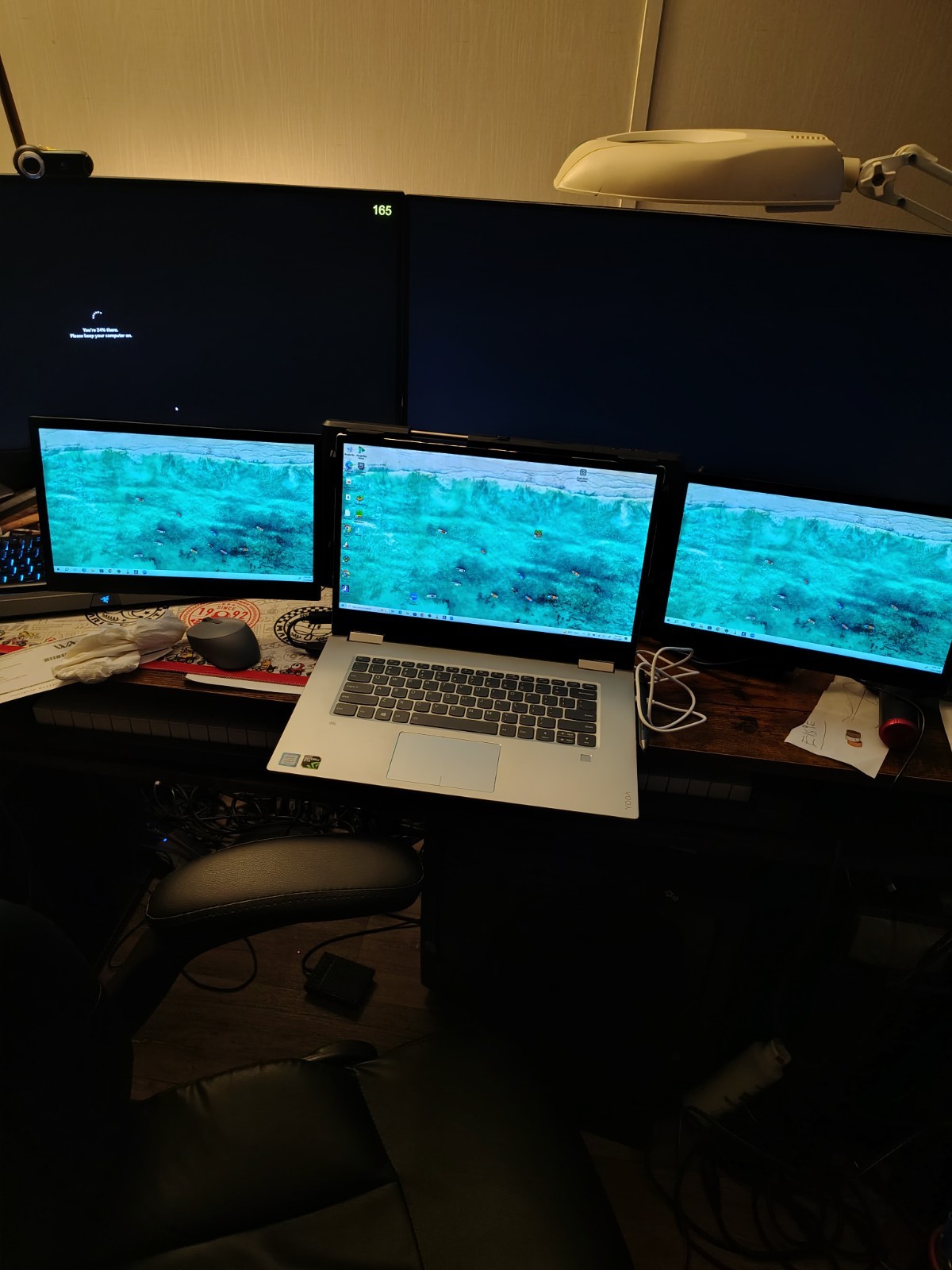 OFIYAA P2 Pro Tri-Screen for Laptop with 13.5