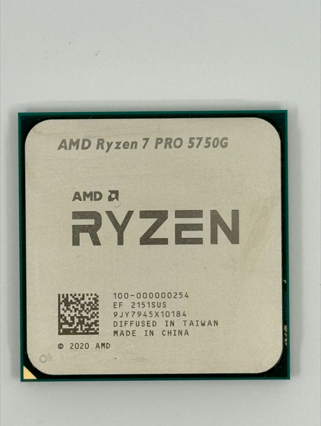 AMD Ryzen 7 PRO 5750G Processor (4.6 GHz, 8 Cores, Socket AM4) Tray -...