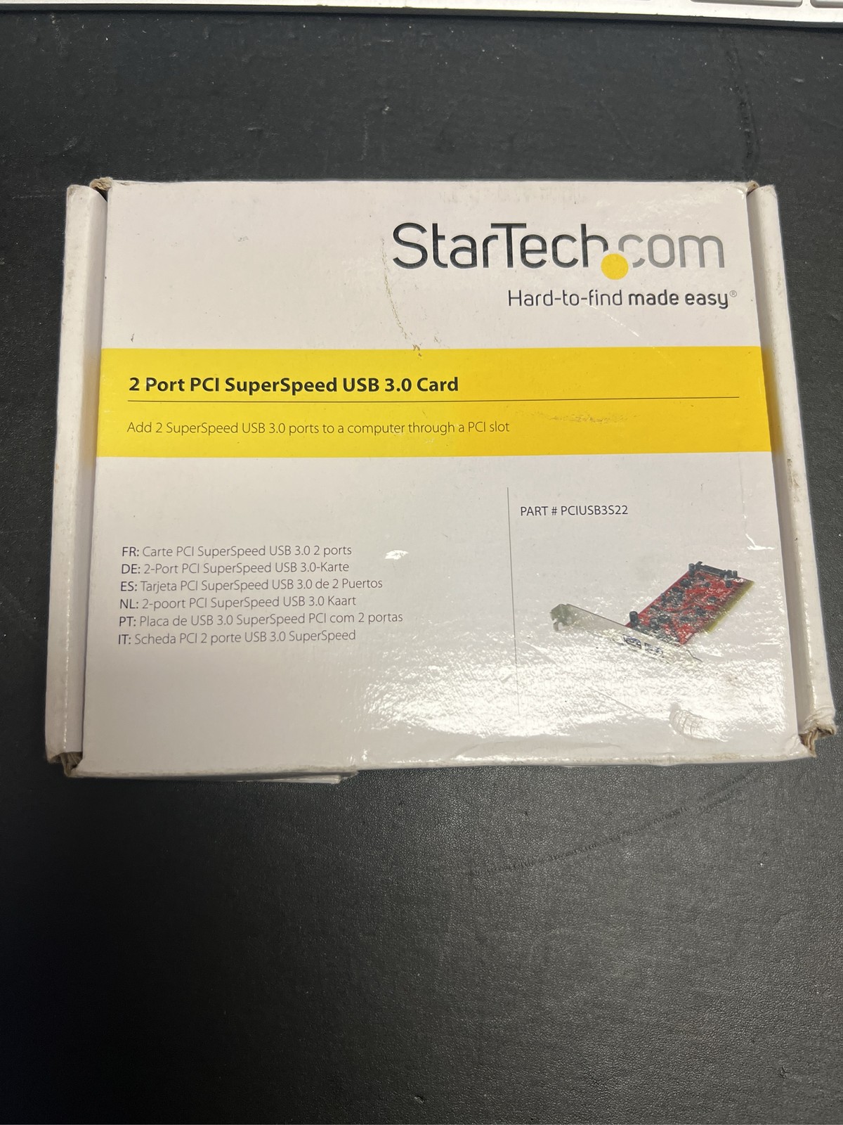 StarTech.com 2-Port PCI Express SuperSpeed USB 3.0 Adapter Card PEXUSB3S22 StarTech.com 2-Port PCI Express SuperSpeed USB 3.0 Adapter Card PEXUSB3S22
