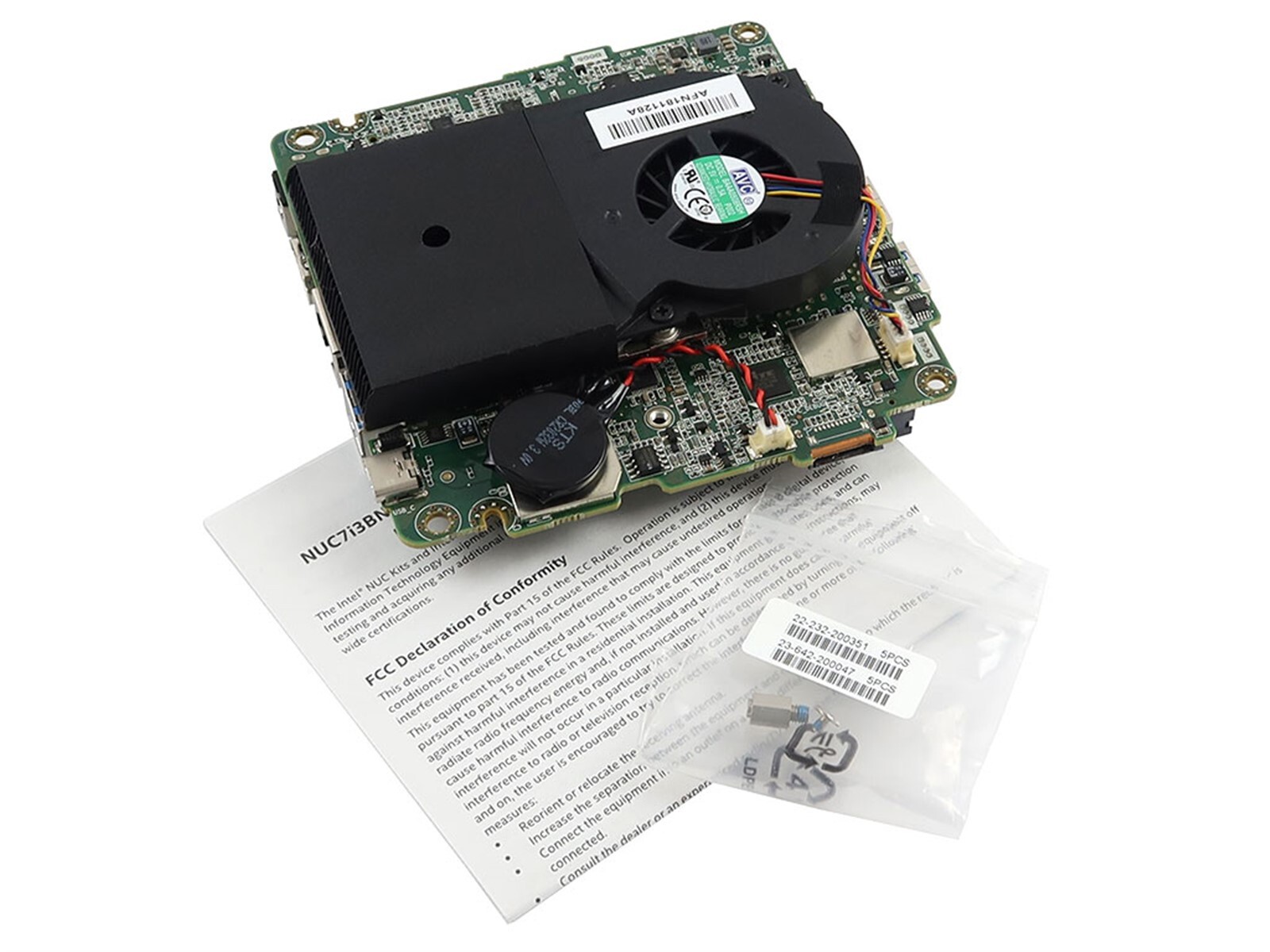 INTEL NUC NUC7I3BNB INTEL CORE I3-7100U DDR4 DESKTOP MOTHERBOARD J22859-316 INTEL NUC NUC7I3BNB INTEL CORE I3-7100U DDR4 DESKTOP MOTHERBOARD J22859-316