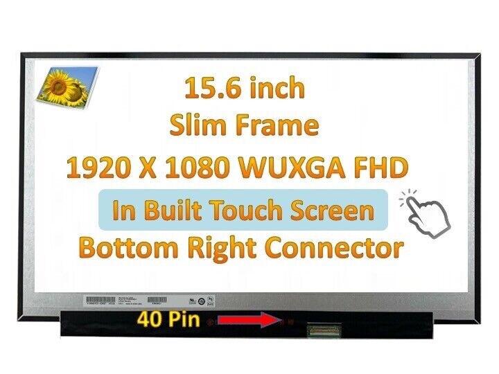 Dell Inspiron 15 3520 P112F Touch 40pin FHD 1920x1080 IPS Matte LCD Screen LED