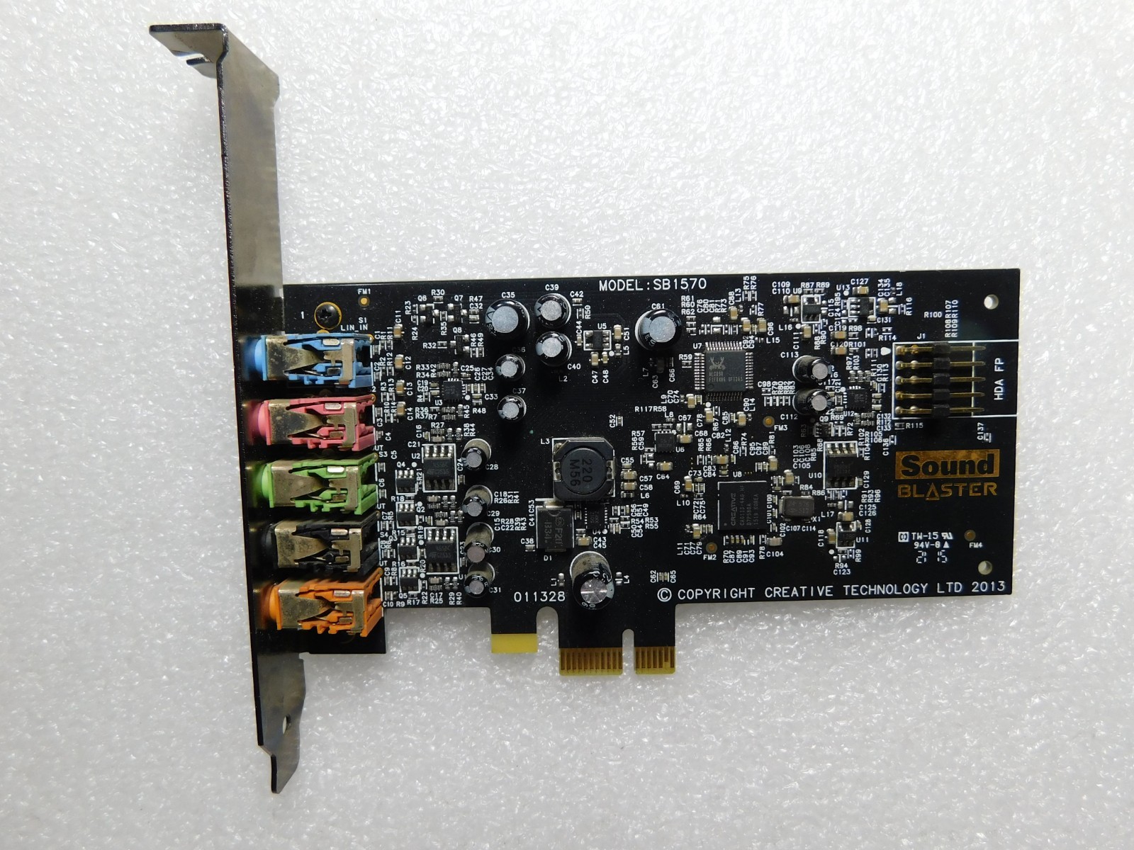 Creative Sound Blaster Audigy FX SB1570 PCIe x1 5.1 Sound Card SBX Pro Studio Creative Sound Blaster Audigy FX SB1570 PCIe x1 5.1 Sound Card SBX Pro Studio