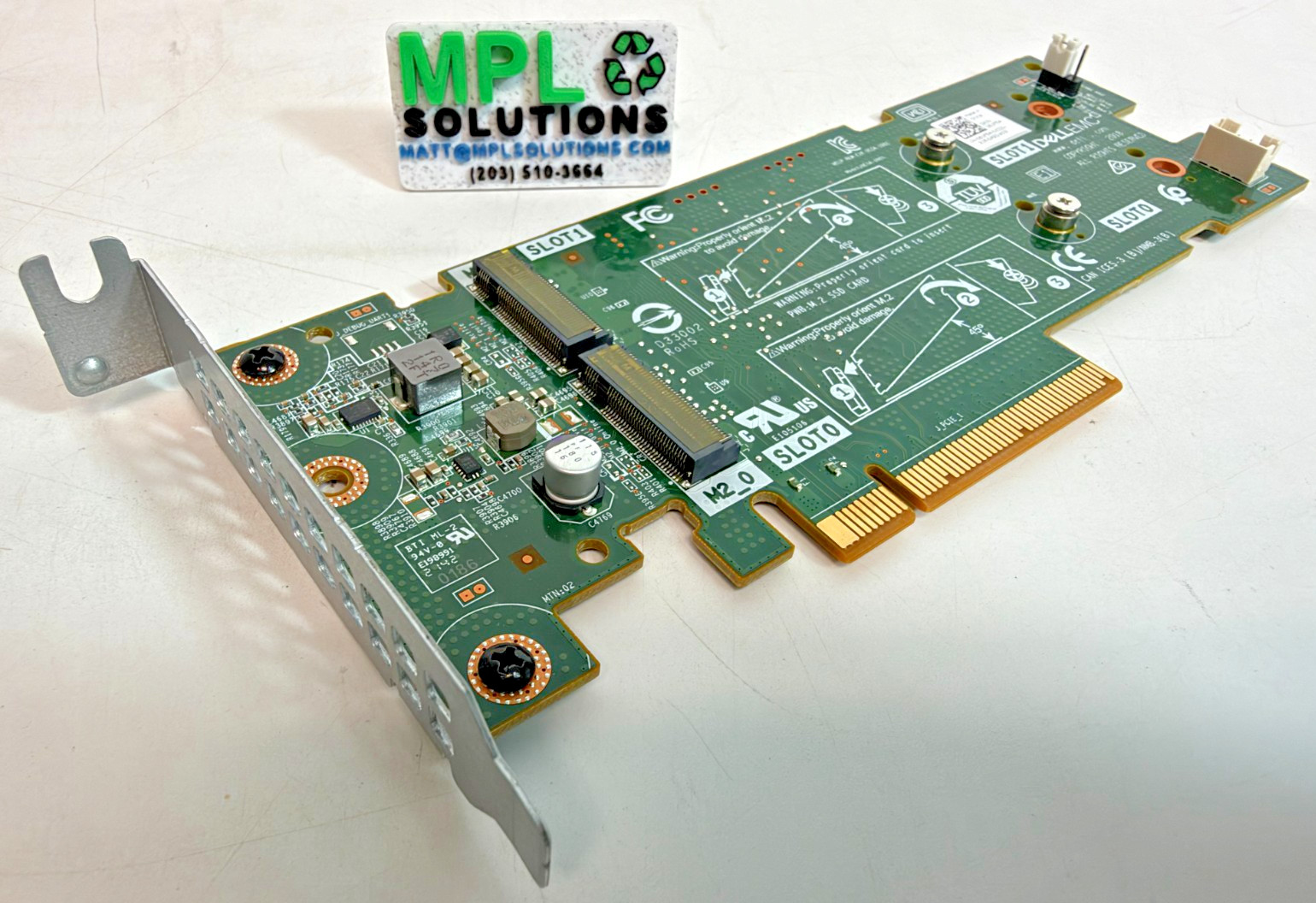 61F54 Dell BOSS-S1 Boot Optimized Server Storage Adapter Card LP 61F54 Dell BOSS-S1 Boot Optimized Server Storage Adapter Card LP