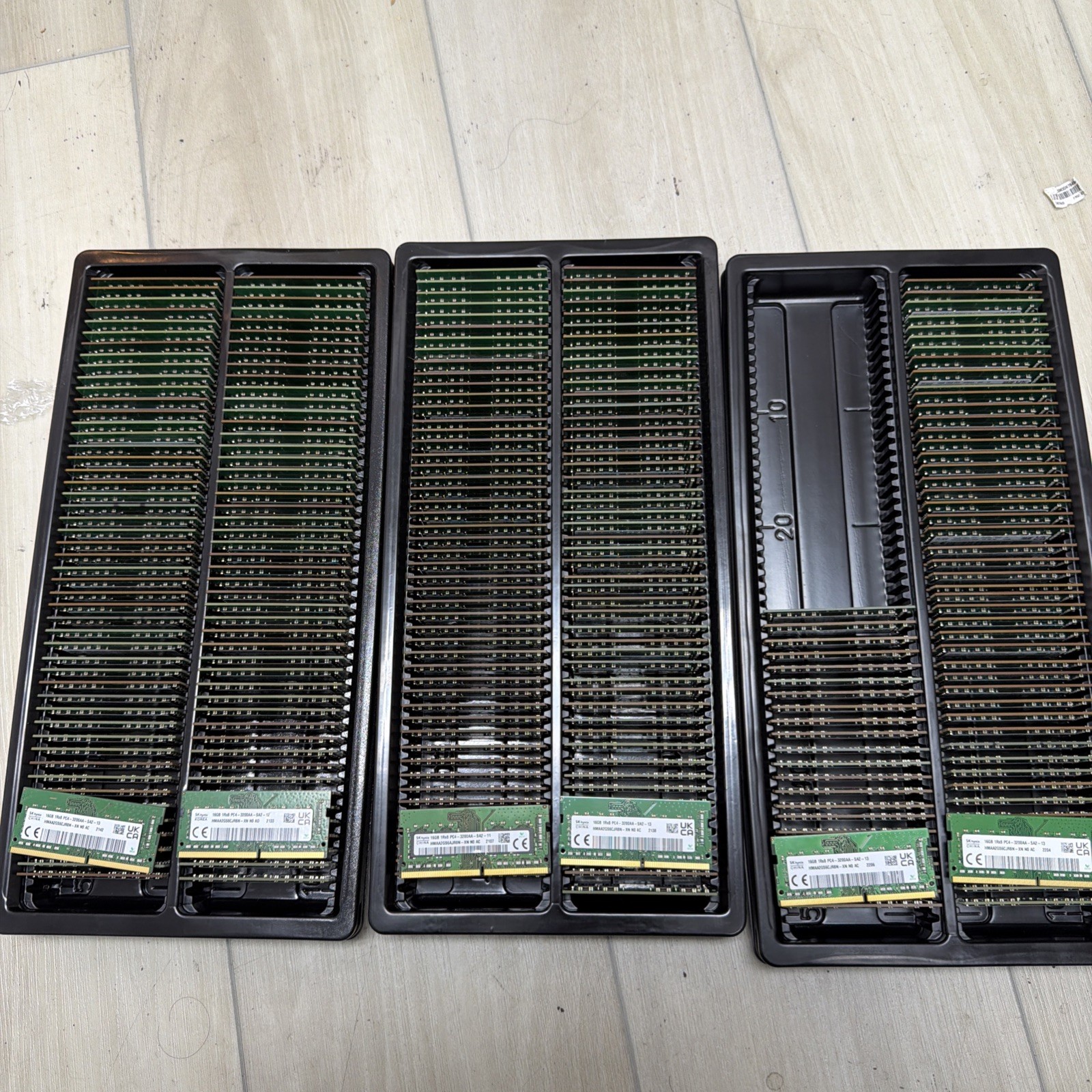 Lot of 275x SK Hynix 16GB(275x16GB) 1Rx8 PC4-3200AA DDR4 SODIMM Laptop 💯 Tested