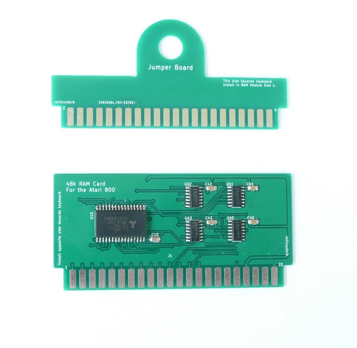 Atari 800 48k Memory Upgrade -- No soldering required Atari 800 48k Memory Upgrade -- No soldering required