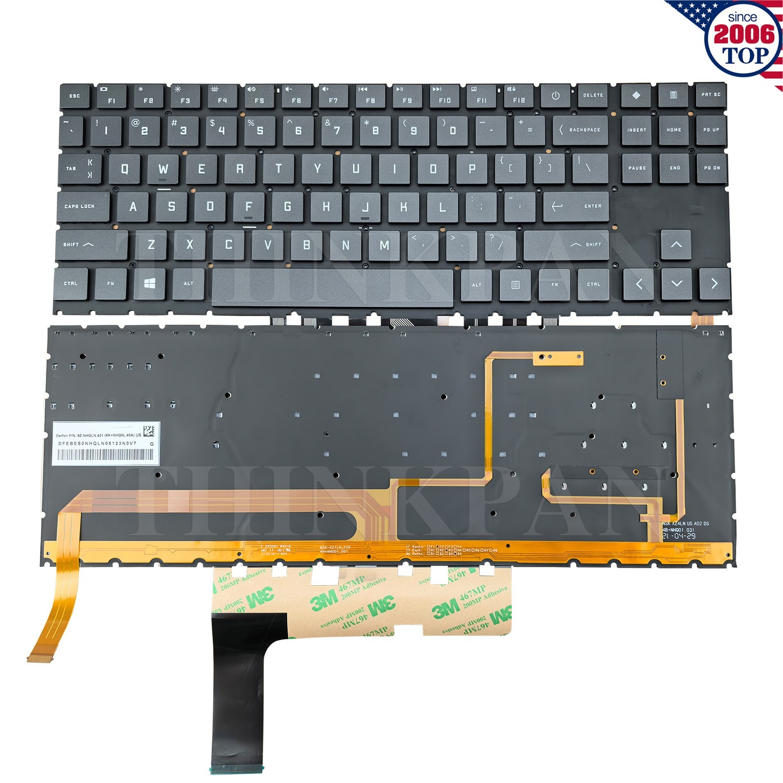US RGB Backlit Keyboard for HP OMEN 15-EN 15-EN0013DX 15-EN1013DX 15-EN0023DX US RGB Backlit Keyboard for HP OMEN 15-EN 15-EN0013DX 15-EN1013DX 15-EN0023DX