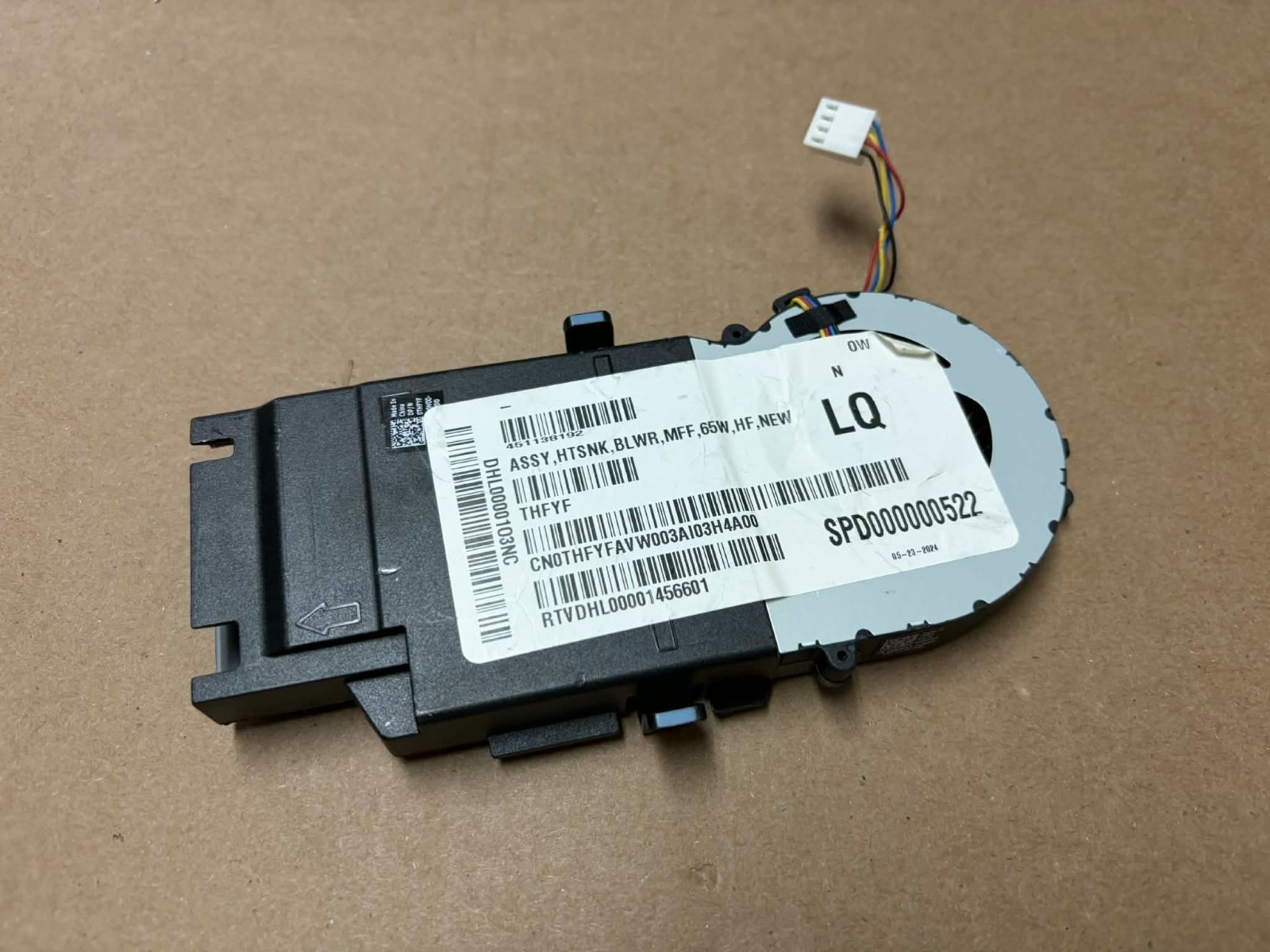 Dell OptiPlex 7000 5000 3000 series 7010 Micro 65W Cooling Cooler Fan THFYF Dell OptiPlex 7000 5000 3000 series 7010 Micro 65W Cooling Cooler Fan THFYF