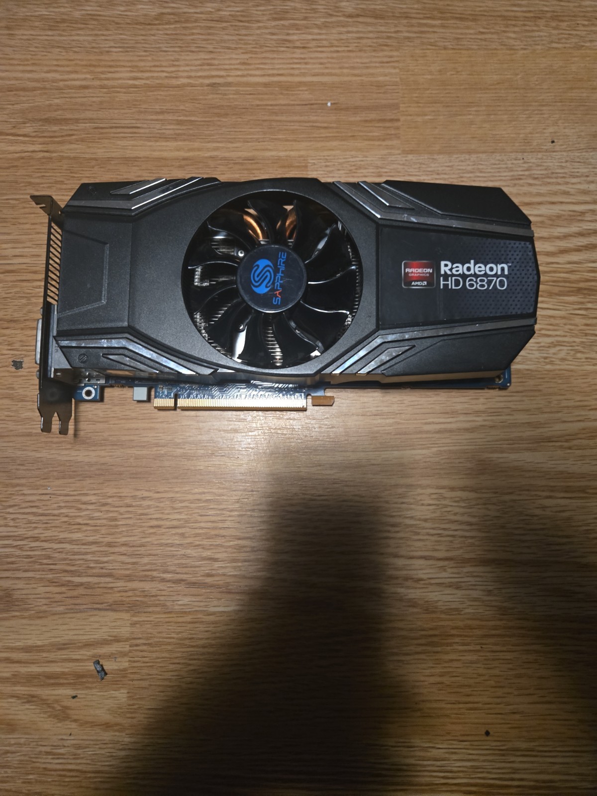 Sapphire AMD Radeon HD 6870 1 GB GDDR5 PCI Express 2.1 x16 Video Card Sapphire AMD Radeon HD 6870 1 GB GDDR5 PCI Express 2.1 x16 Video Card