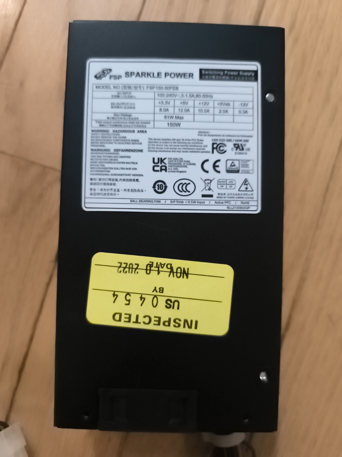 New Sparkle Power Power Supply FSP150-50FEB-EAE 150W PSUFlex ATX / 1U-style New Sparkle Power Power Supply FSP150-50FEB-EAE 150W PSUFlex ATX / 1U-style