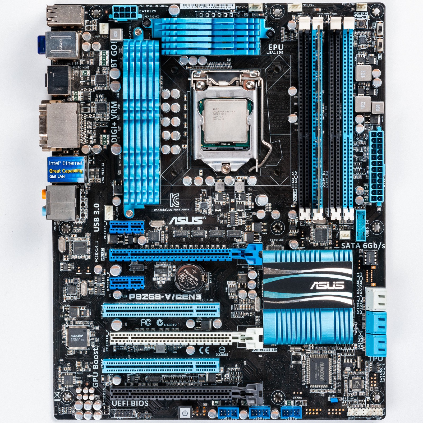Asus P8Z68-V/GEN3 LGA1155 ATX Motherboard DDR3 Intel Z68 3rd Gen Ready PCIe 3.0 Asus P8Z68-V/GEN3 LGA1155 ATX Motherboard DDR3 Intel Z68 3rd Gen Ready PCIe 3.0