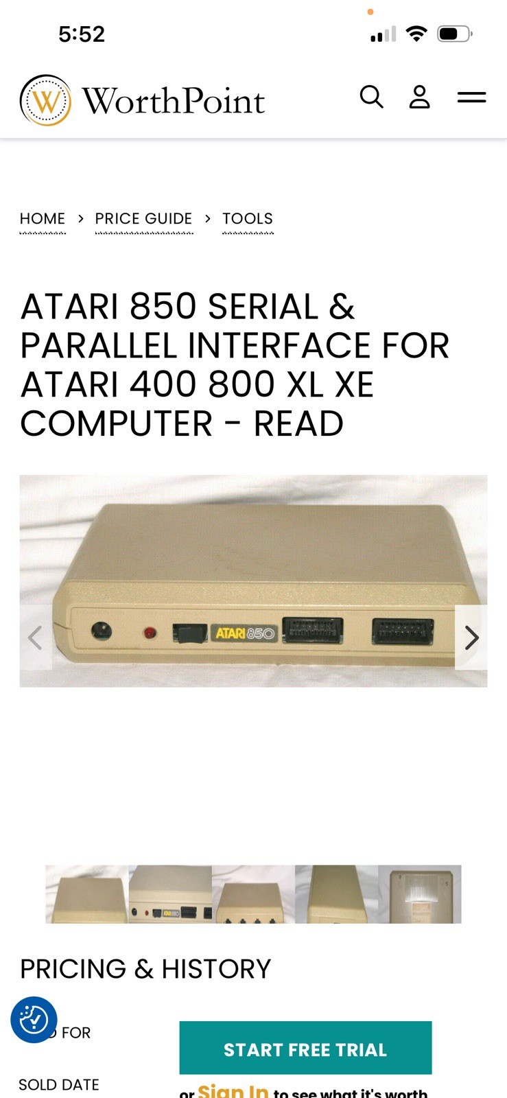Atari 850 Power Source