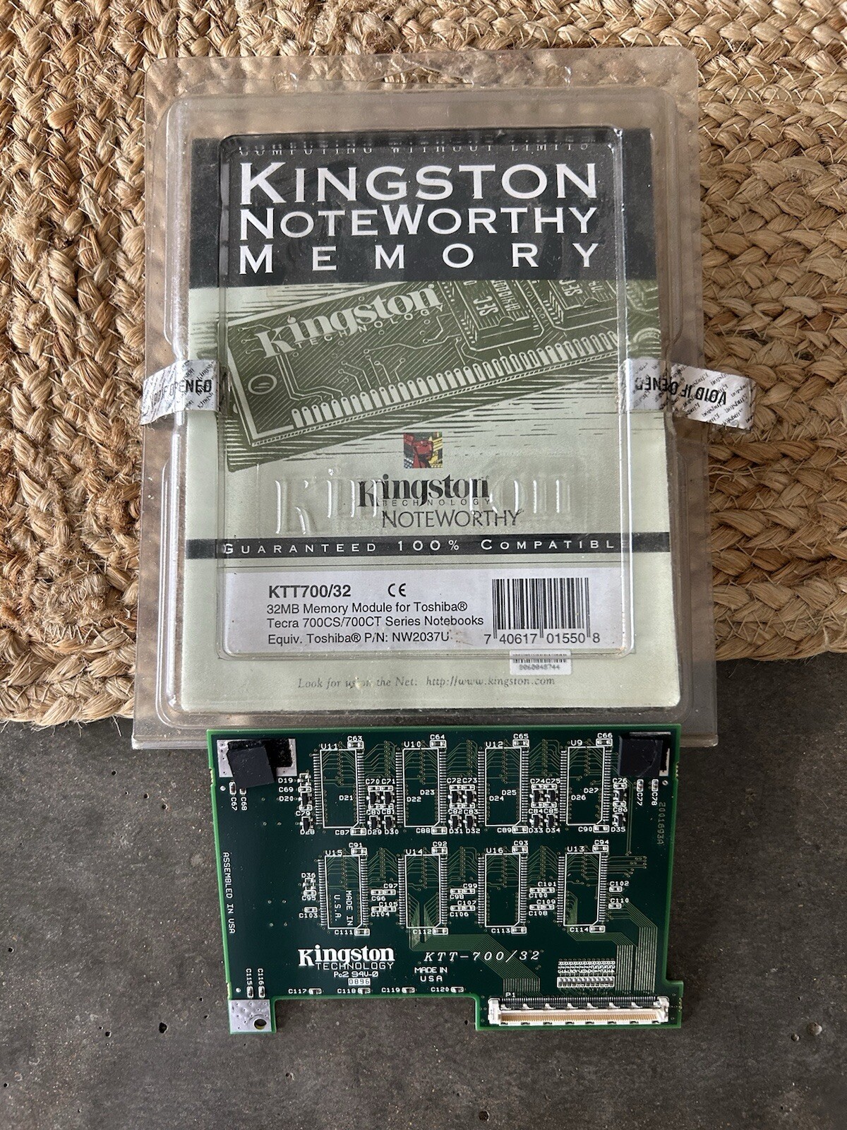 Kingston Noteworthy KTT700 32MB Memory Module Toshiba Tecra 700CS NW2037U