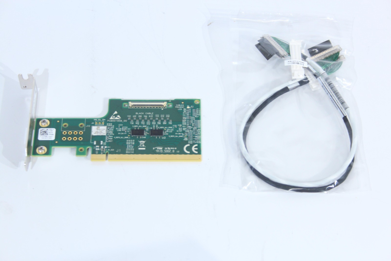 Dell Mellanox Socket Direct Auxiliary PCIe x16 Card & Cables ConnectX-6 TFM86 Dell Mellanox Socket Direct Auxiliary PCIe x16 Card & Cables ConnectX-6 TFM86