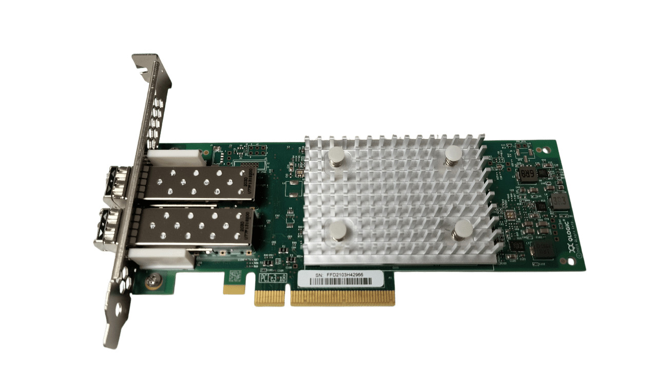 Lenovo 01KR586 Qlogic QLE2692-LNV Dual Port 16Gb HBA Full Height w/ SFPs