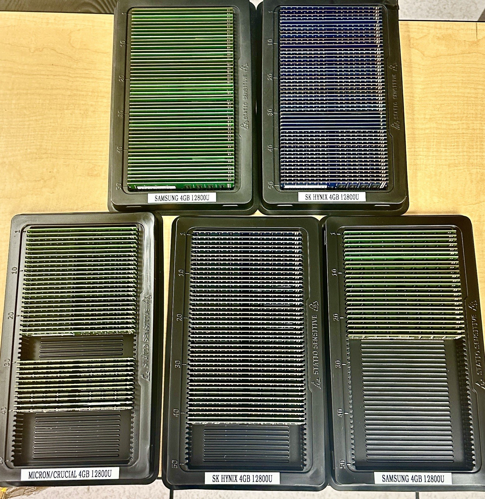 LOT OF 200 - 4GB DDR3 PC3 & PC3L -12800u RAM DIMM Desktop Memory LOT OF 200 - 4GB DDR3 PC3 & PC3L -12800u RAM DIMM Desktop Memory