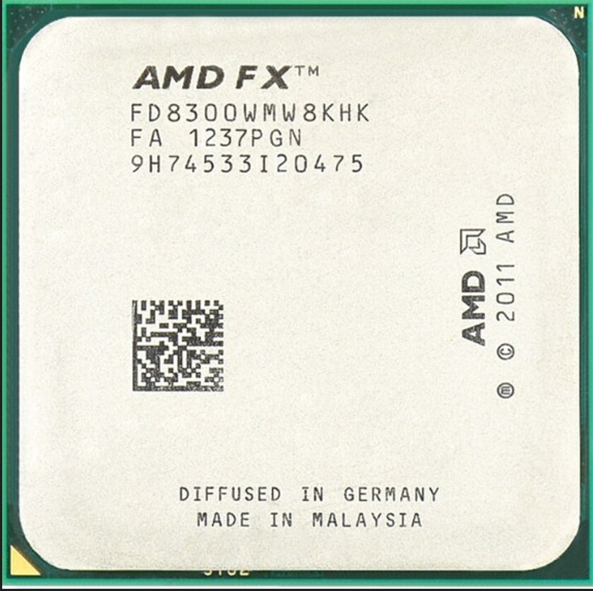 AMD CPU FX-8300 3.3GHZ Socket AM3+ FD8300WMW8KHK AMD CPU FX-8300 3.3GHZ Socket AM3+ FD8300WMW8KHK