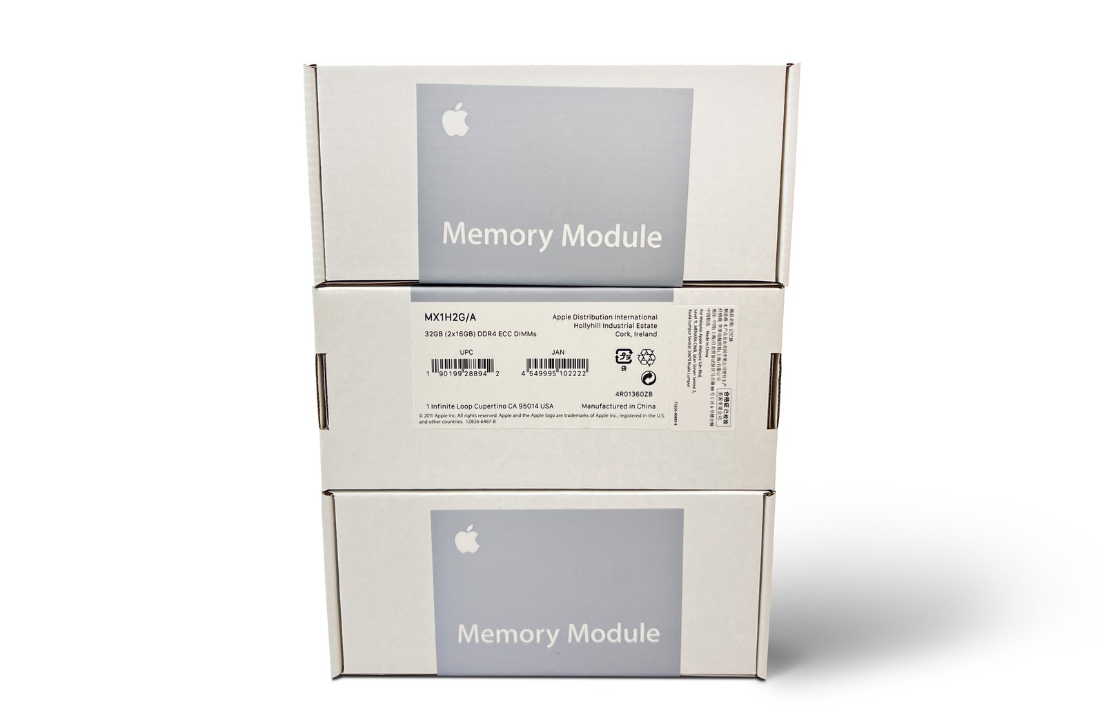 New Genuine Apple 96GB (6x16GB) DDR4 2933MHz RAM Memory Kit for Mac Pro 2019 New Genuine Apple 96GB (6x16GB) DDR4 2933MHz RAM Memory Kit for Mac Pro 2019