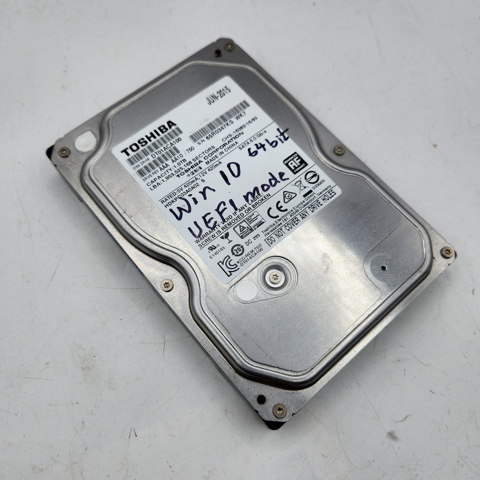 Toshiba DT01ACA100 1TB SATA III 3.5