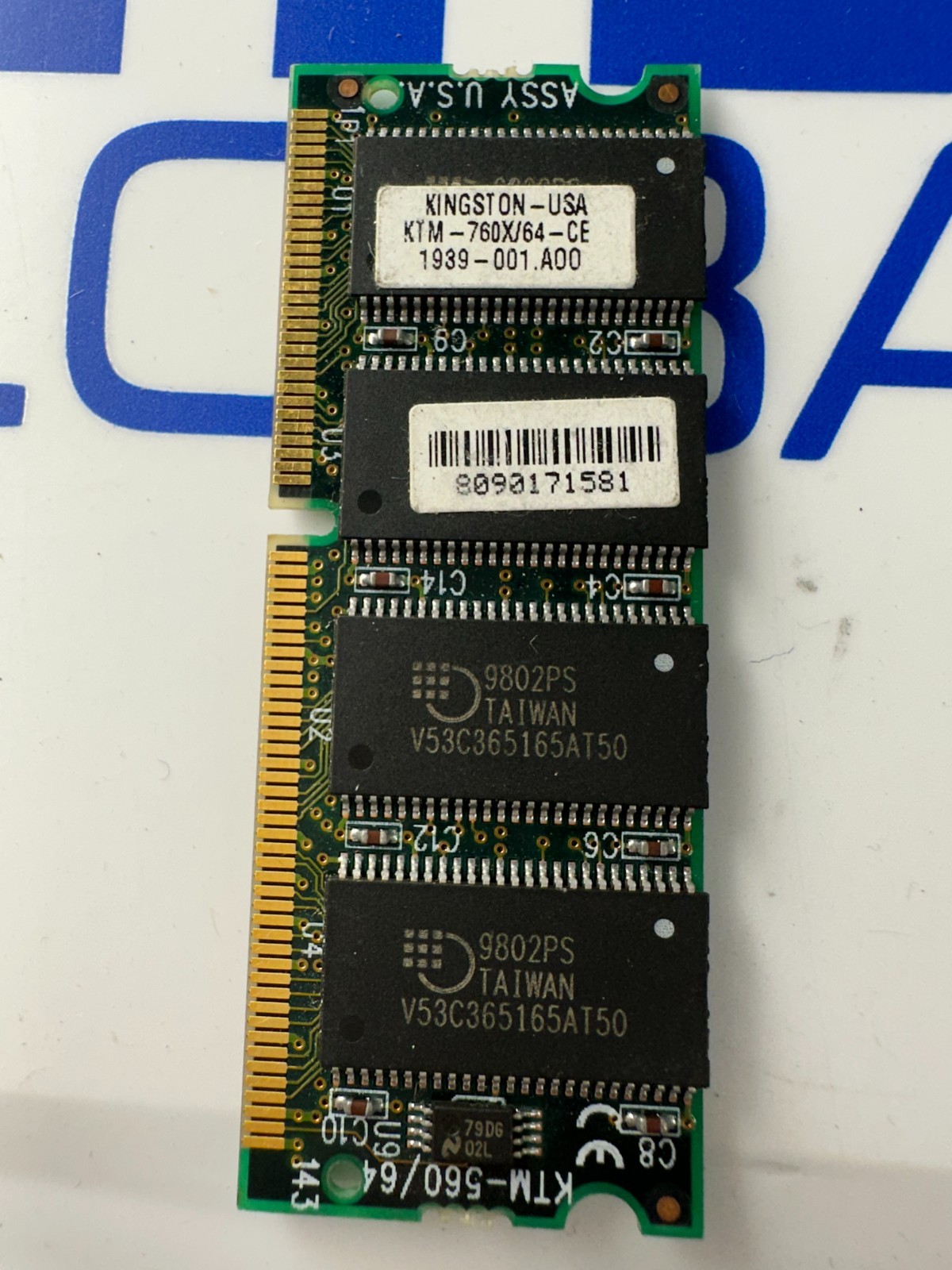 KTM760X/64 KINGSTON 64MB Memory Expansion IBM EQIV. 76H0268 KTM760X/64 KINGSTON 64MB Memory Expansion IBM EQIV. 76H0268