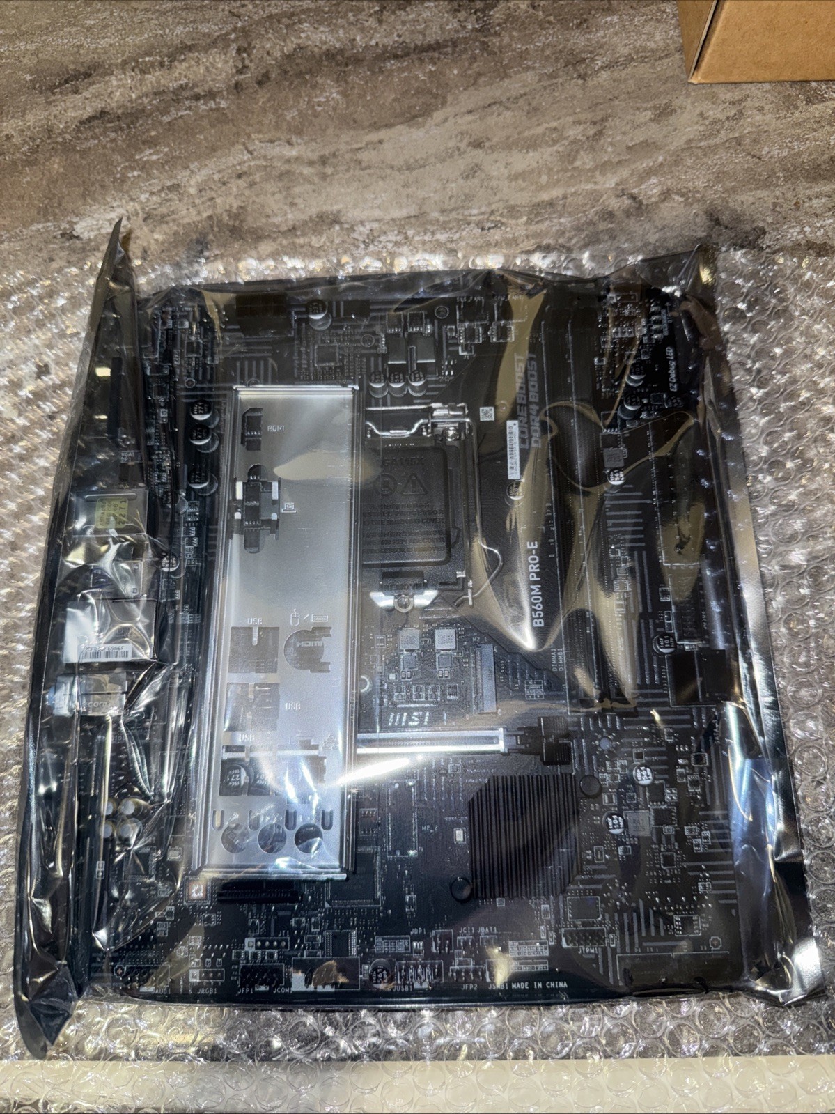 MSI B560M Pro-E LGA 1200 Intel B560 M-ATX Intel Motherboard Intel 10th 11th gen MSI B560M Pro-E LGA 1200 Intel B560 M-ATX Intel Motherboard Intel 10th 11th gen