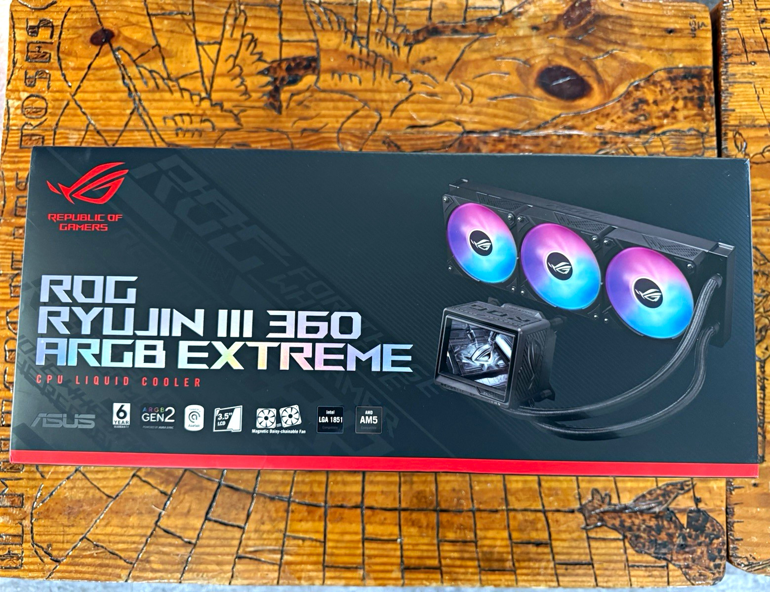 ASUS ROG Ryujin III 360 ARGB Extreme 360mm Liquid CPU Cooler 3.5\