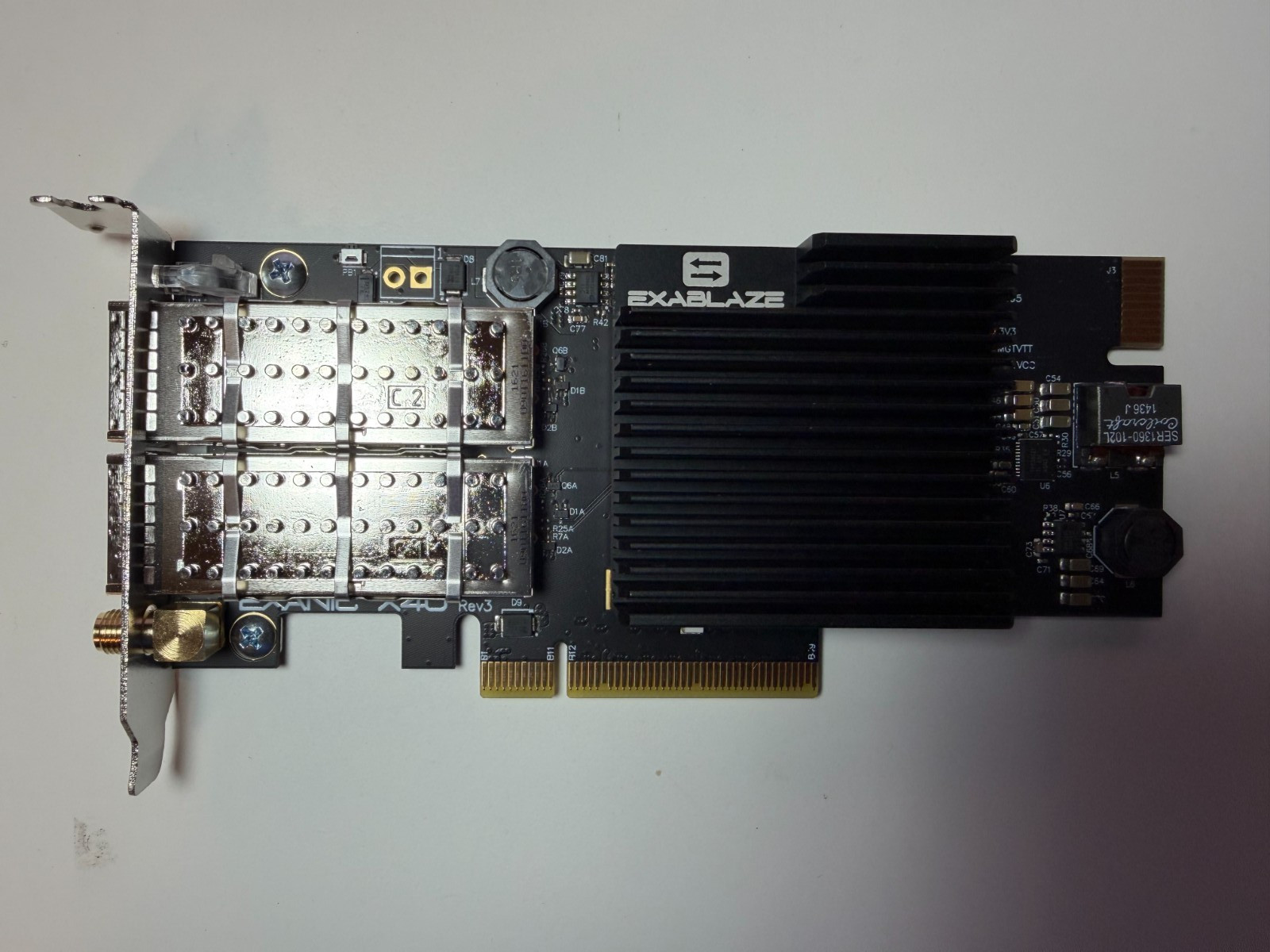 Cisco Nexus K35-Q SmartNIC Exablaze X40 Rev 3 Network Card Half Height Cisco Nexus K35-Q SmartNIC Exablaze X40 Rev 3 Network Card Half Height