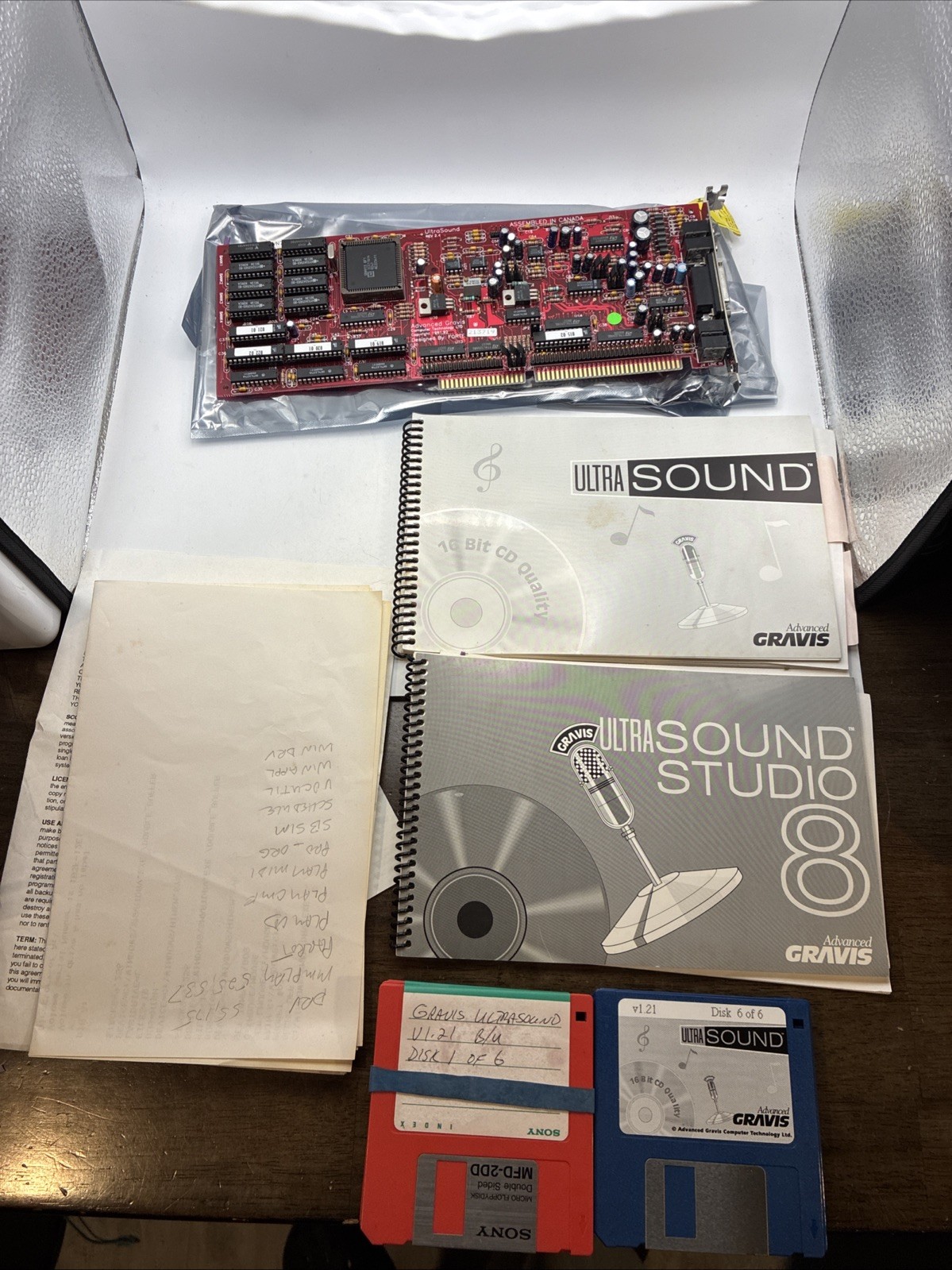 Gravis Ultrasound 1991 1992 Forte HYN-700-0021-XX Vintage ISA Sound Card