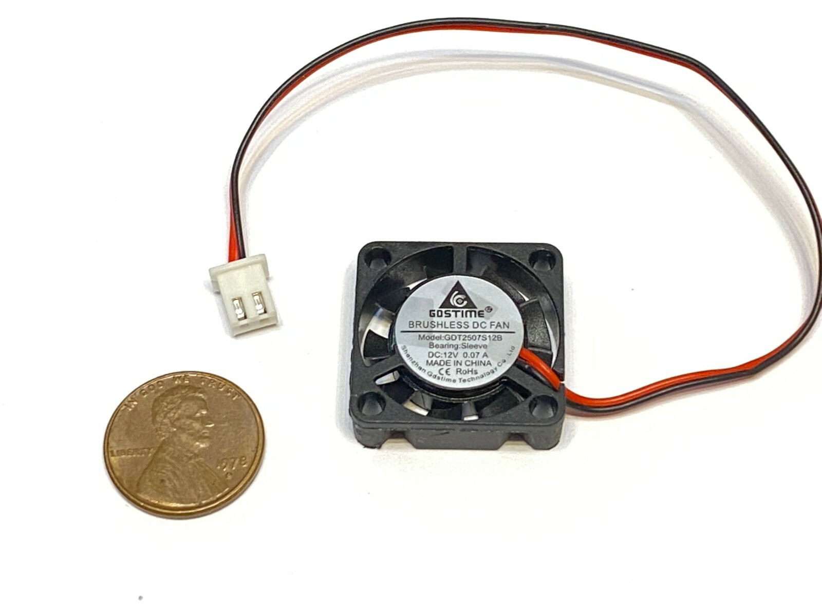 1 Piece 12v Fan mini 25mm x 7mm 2pin 2507 dc mini micro brushless cooling 1 Piece 12v Fan mini 25mm x 7mm 2pin 2507 dc mini micro brushless cooling