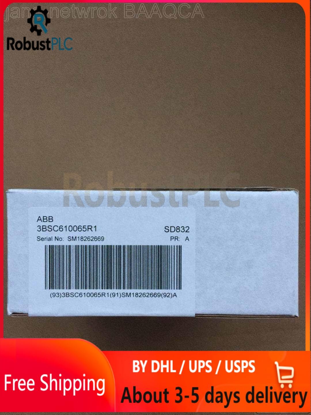 1PCS NEW 3BSC610065R1 (by DHL or Fedex) US Free TAX