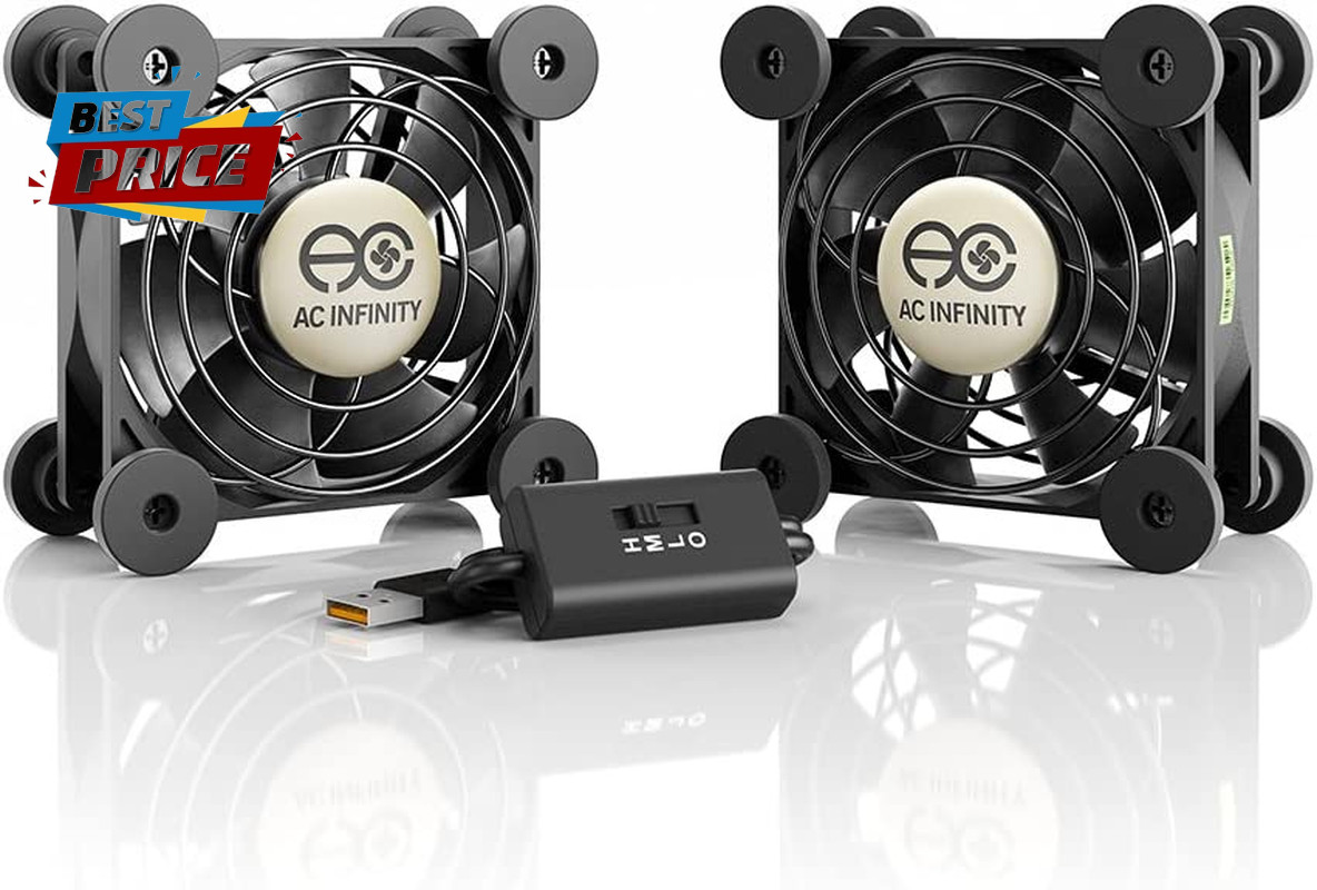 MULTIFAN S5, Quiet Dual 80Mm USB Fan, Ul-Certified for Receiver DVR Playstation MULTIFAN S5, Quiet Dual 80Mm USB Fan, Ul-Certified for Receiver DVR Playstation