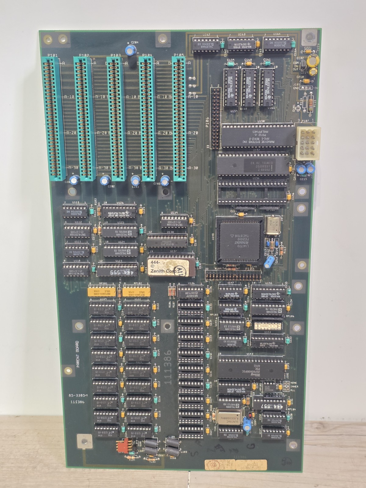 *TESTED* Zenith Data Systems Parent Board 85-3305-1 111386 Motherboard