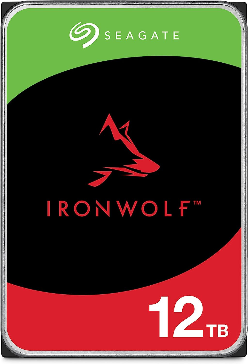Ironwolf 12TB NAS Internal Hard Drive HDD – 3.5 Inch SATA 6Gb/S 7200 RPM 256MB C