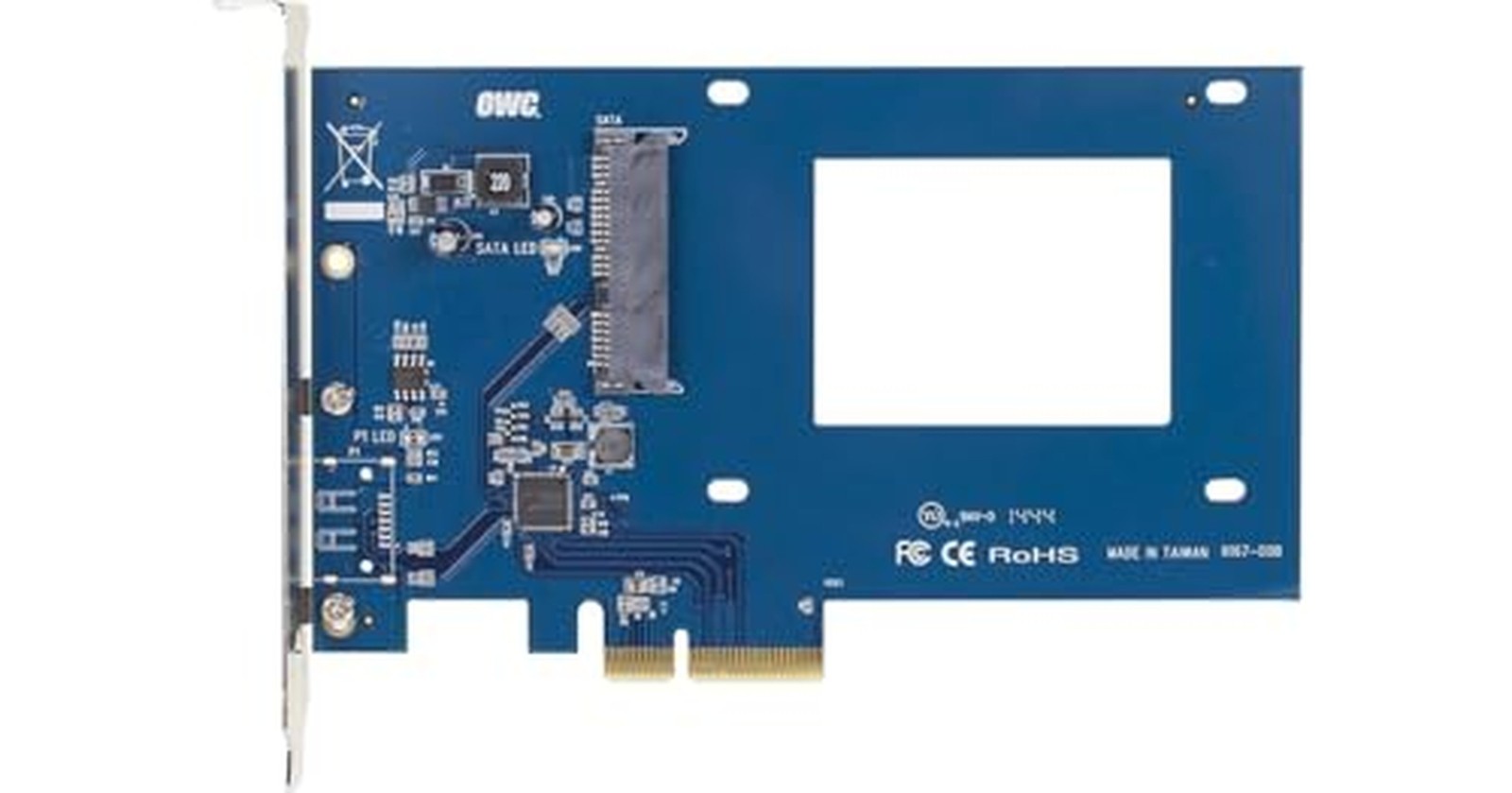 OWC Accelsior S 2.5-inch SATA 6G SSD to PCIe Expansion Card Tarjeta solamente