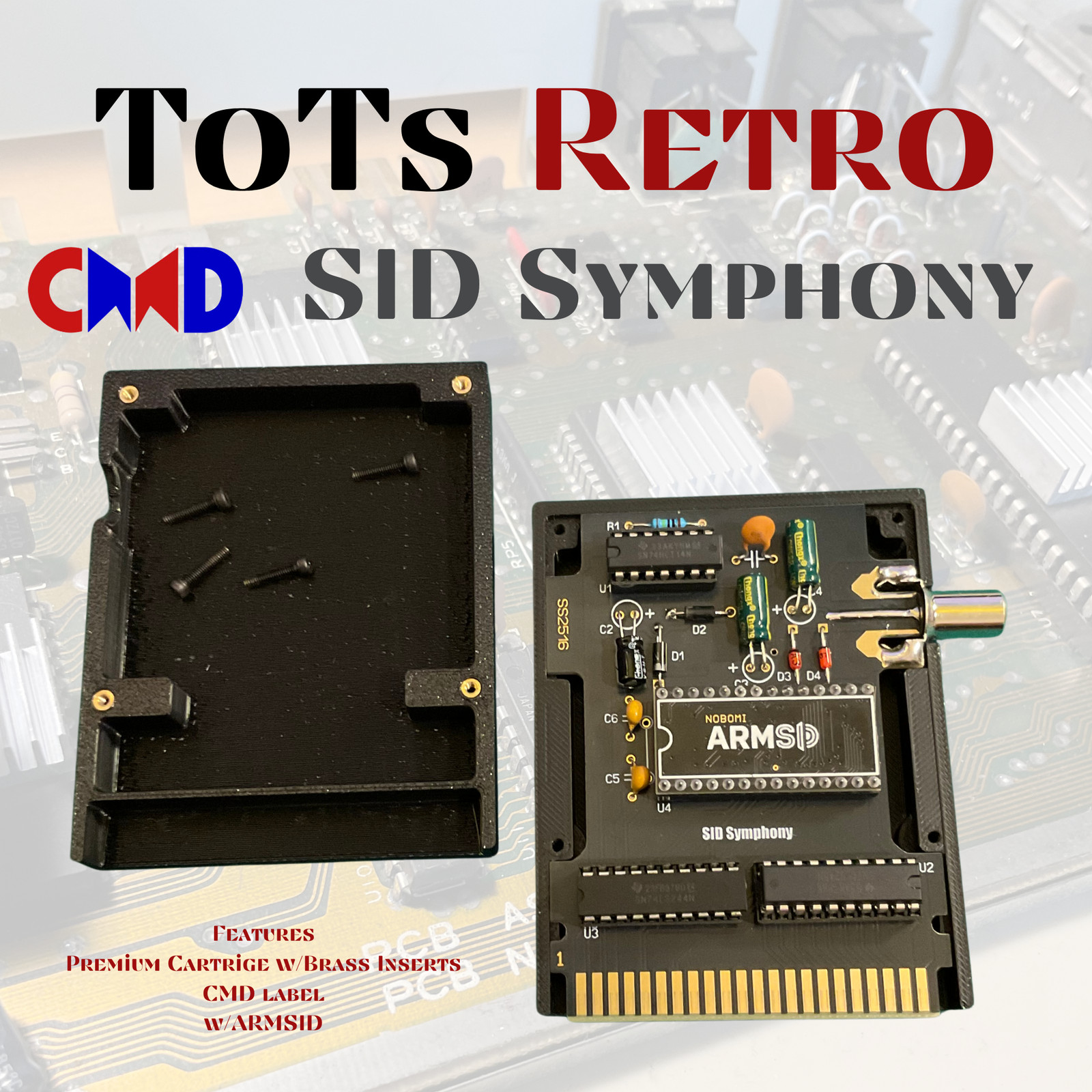 CMD Reproduction SID Symphony Stereo Cartridge For C64 , c128 CMD Reproduction SID Symphony Stereo Cartridge For C64 , c128