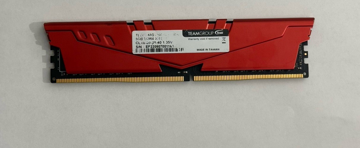 TeamGroup T-Force Vulcan Z 8GB DDR4 3200MHz Desktop RAM CL16