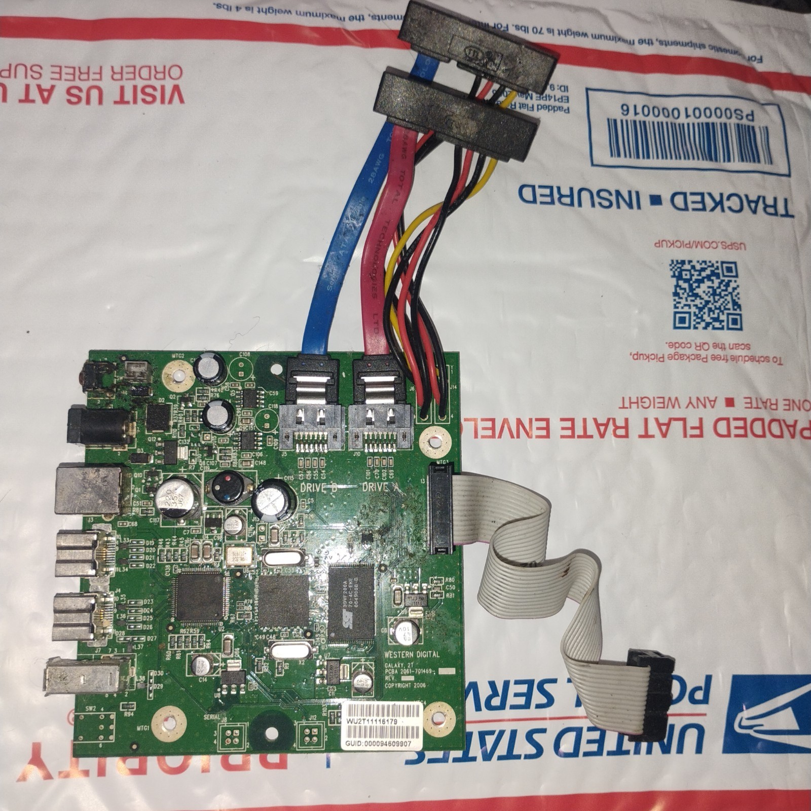 WD My Book Studio PCB 2060-701469-002 REV A Controller 2061-701469 GALAXY 2T PCB WD My Book Studio PCB 2060-701469-002 REV A Controller 2061-701469 GALAXY 2T PCB