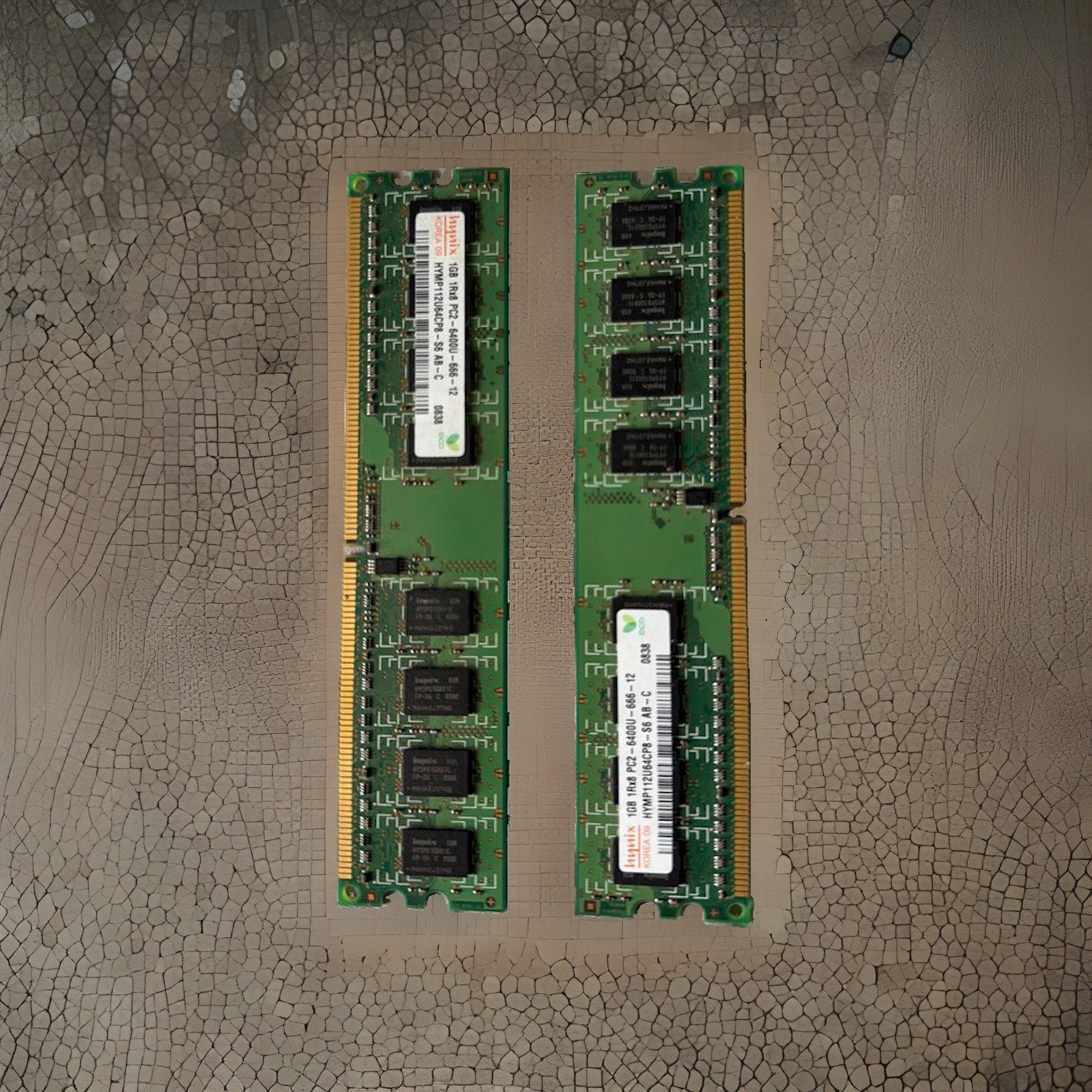 Hynix 1GB DDR2 PC2-6400U Desktop RAM Modules