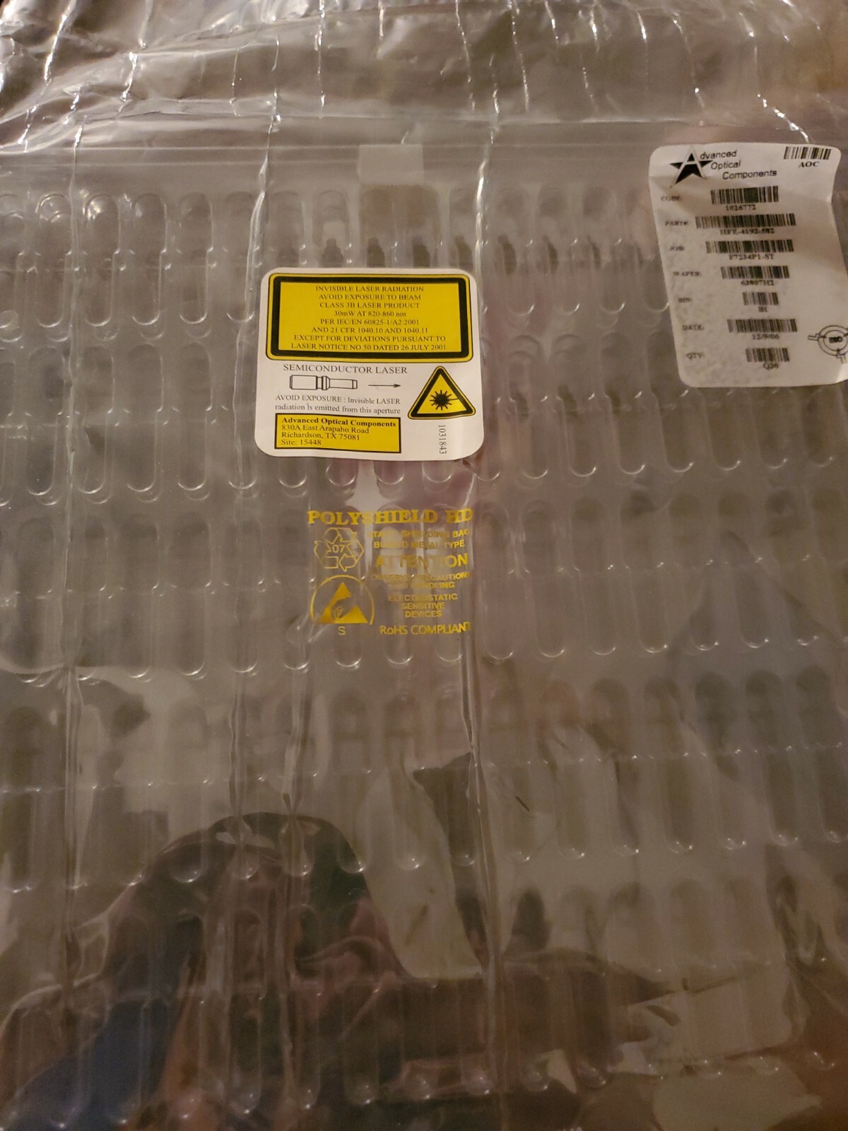 Finisar HFE4192-582 laser optic, LOT of 30 NEW Finisar HFE4192-582 laser optic, LOT of 30 NEW