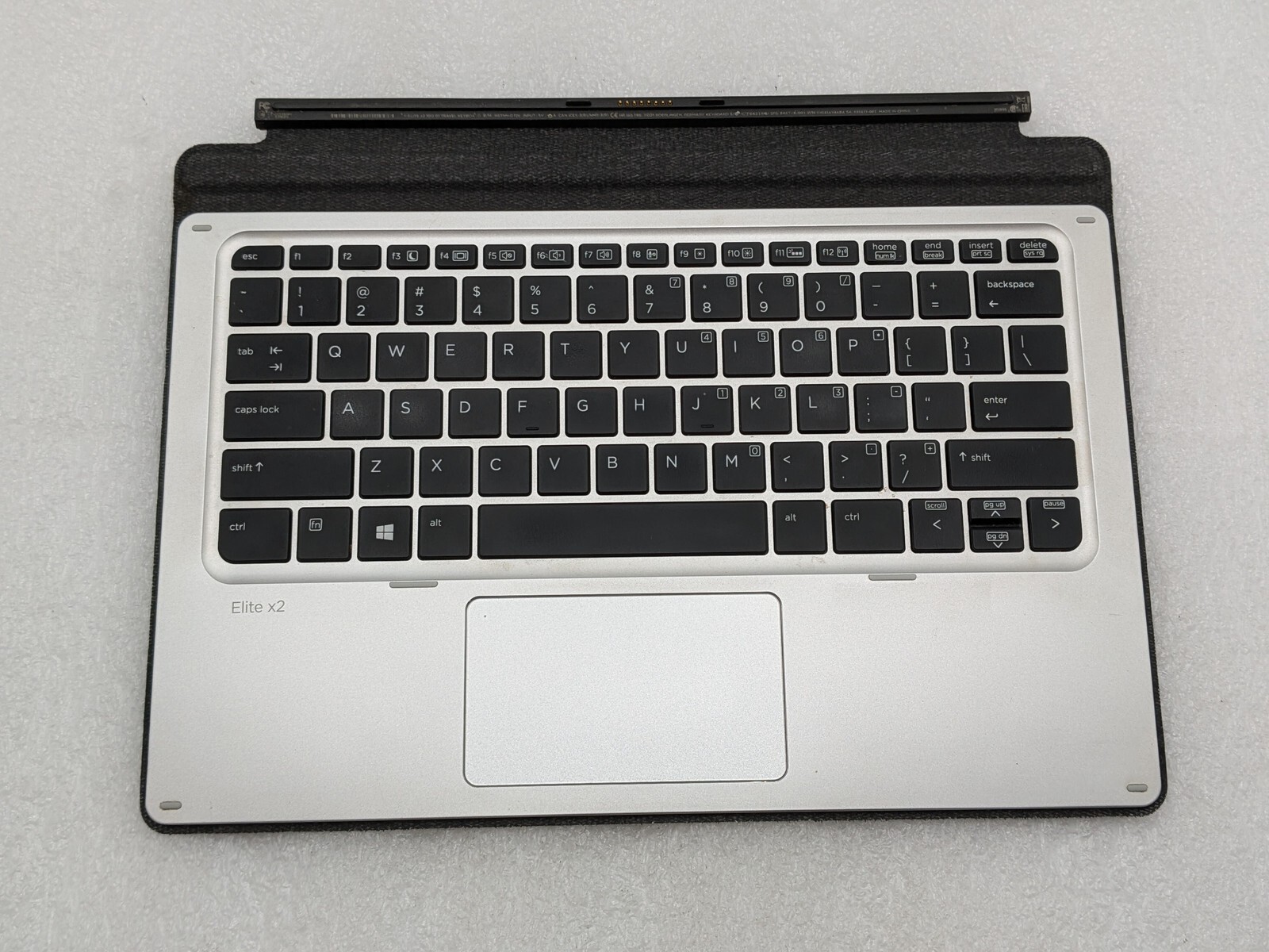 HP Elite X2 1012 G1 HSTNN-D72K Travel US Keyboard w/ HP Elite X2 1012 G1 HSTNN-D72K Travel US Keyboard w/