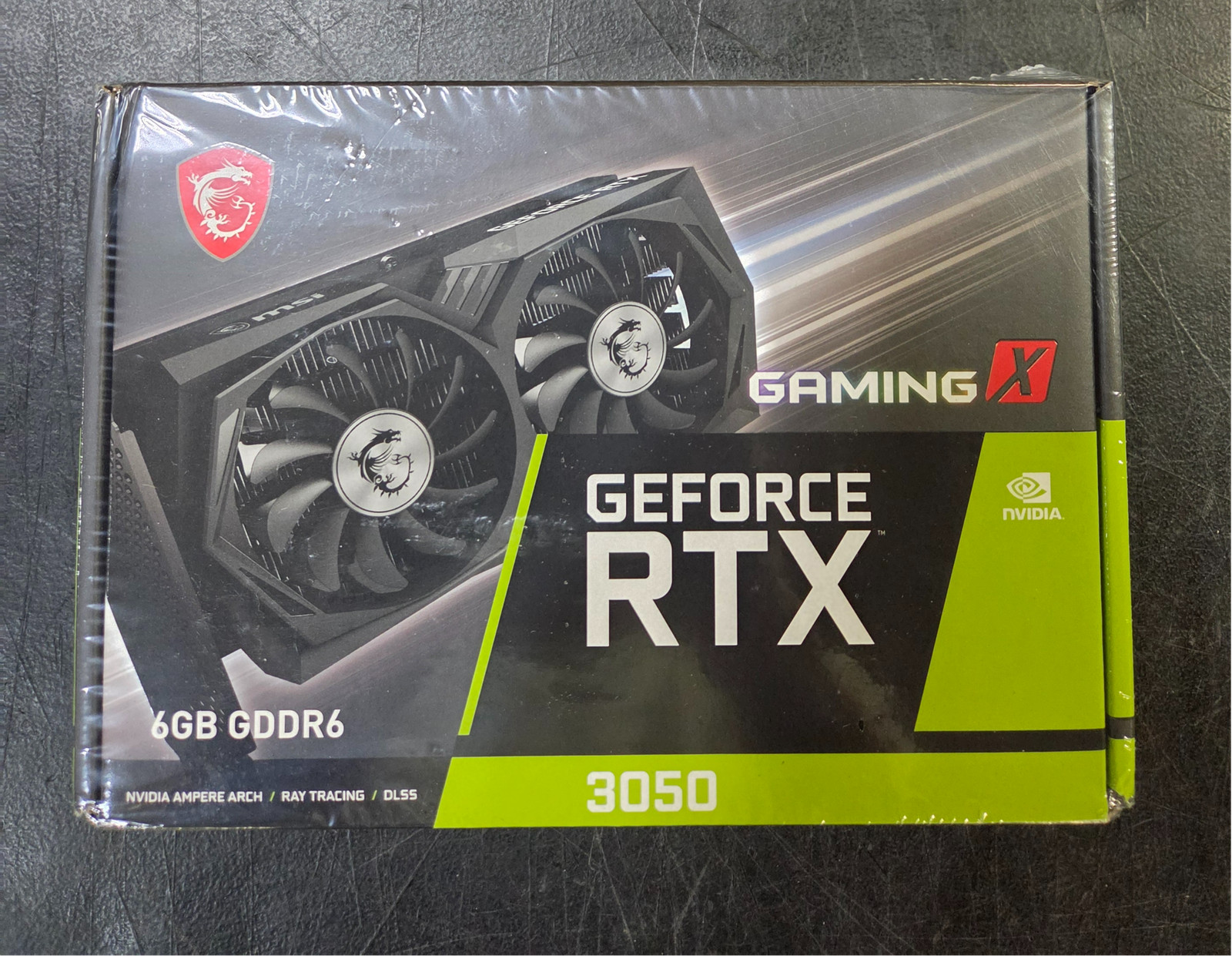 MSI GeForce RTX 3050 Gaming 6GB GDDR6 Graphics Card Dual Fan PCIe 4.0 Sealed MSI GeForce RTX 3050 Gaming 6GB GDDR6 Graphics Card Dual Fan PCIe 4.0 Sealed