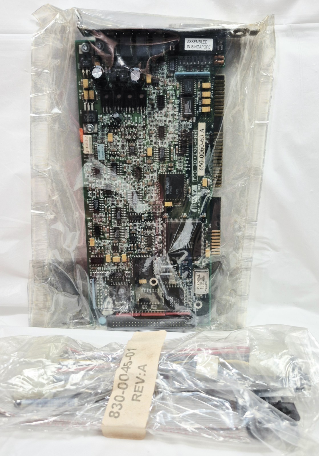 Vintage Media Vision Pro Audio Studio PAS16 ISA Sound Card 650-0060 A. PC Vintage Media Vision Pro Audio Studio PAS16 ISA Sound Card 650-0060 A. PC